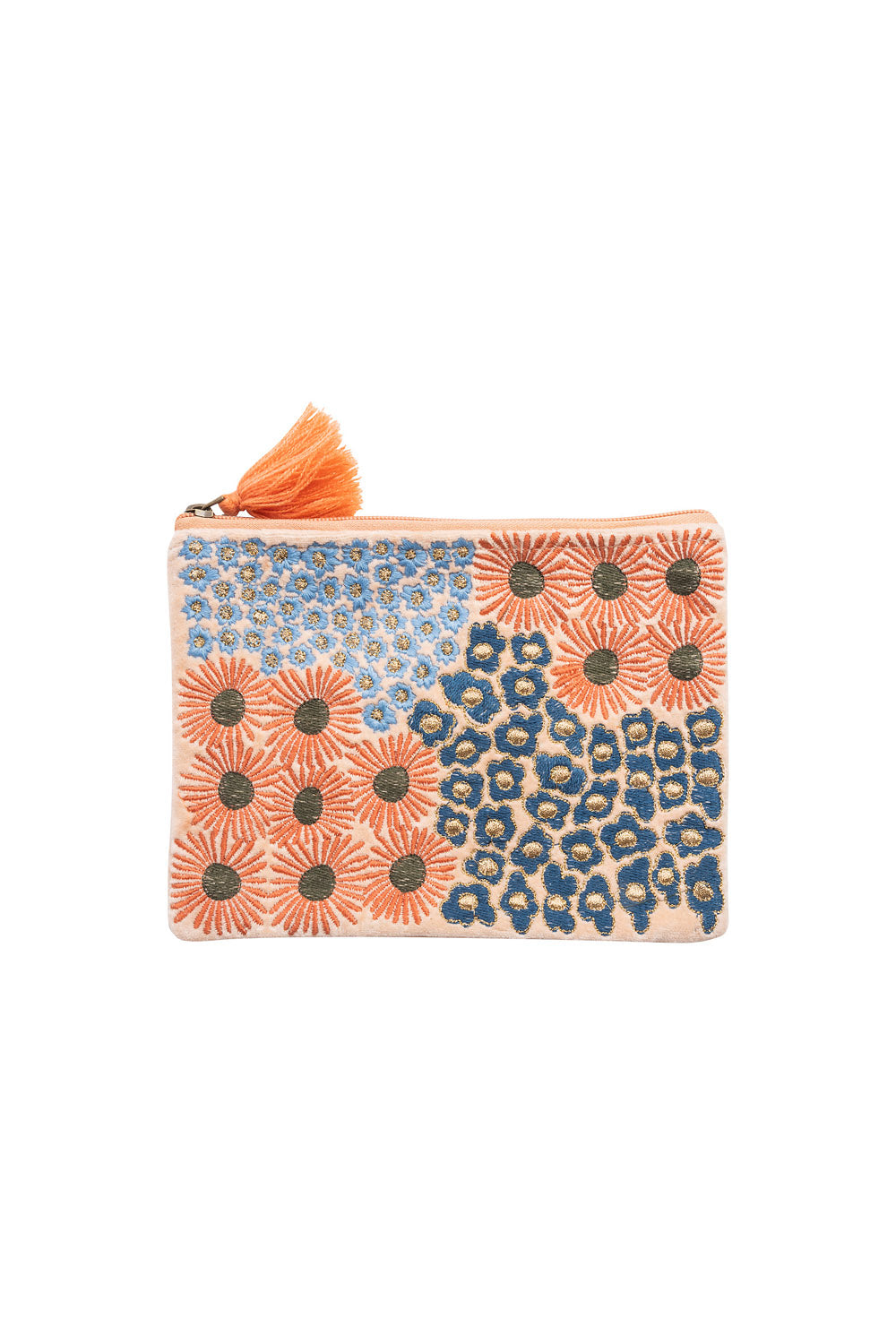 Velvet bag FLOWER