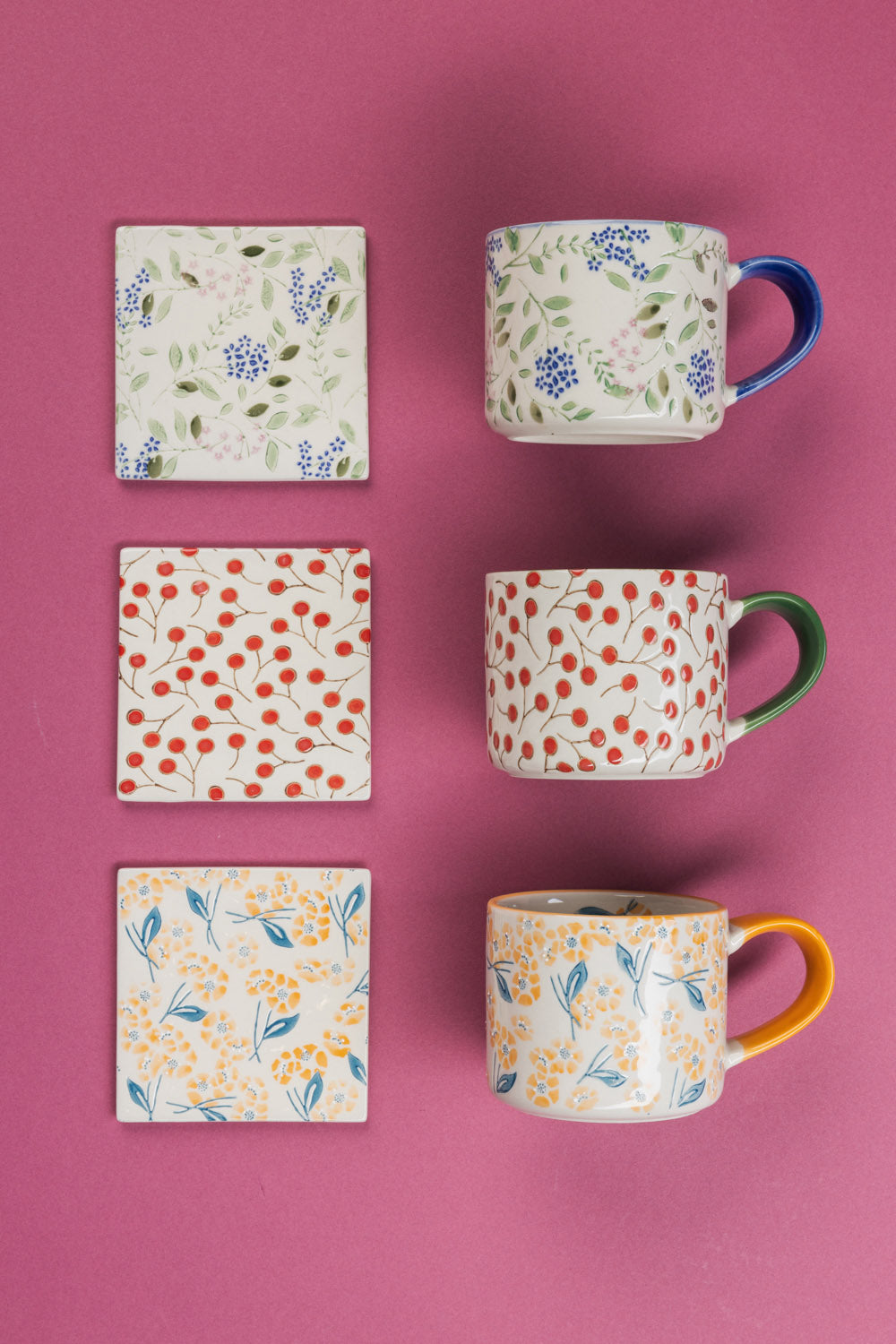 Tasse VINTAGE GARDEN red