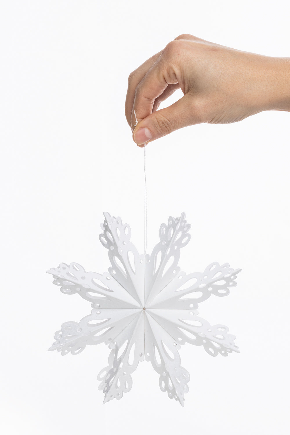 Paper pendant WHITE STAR