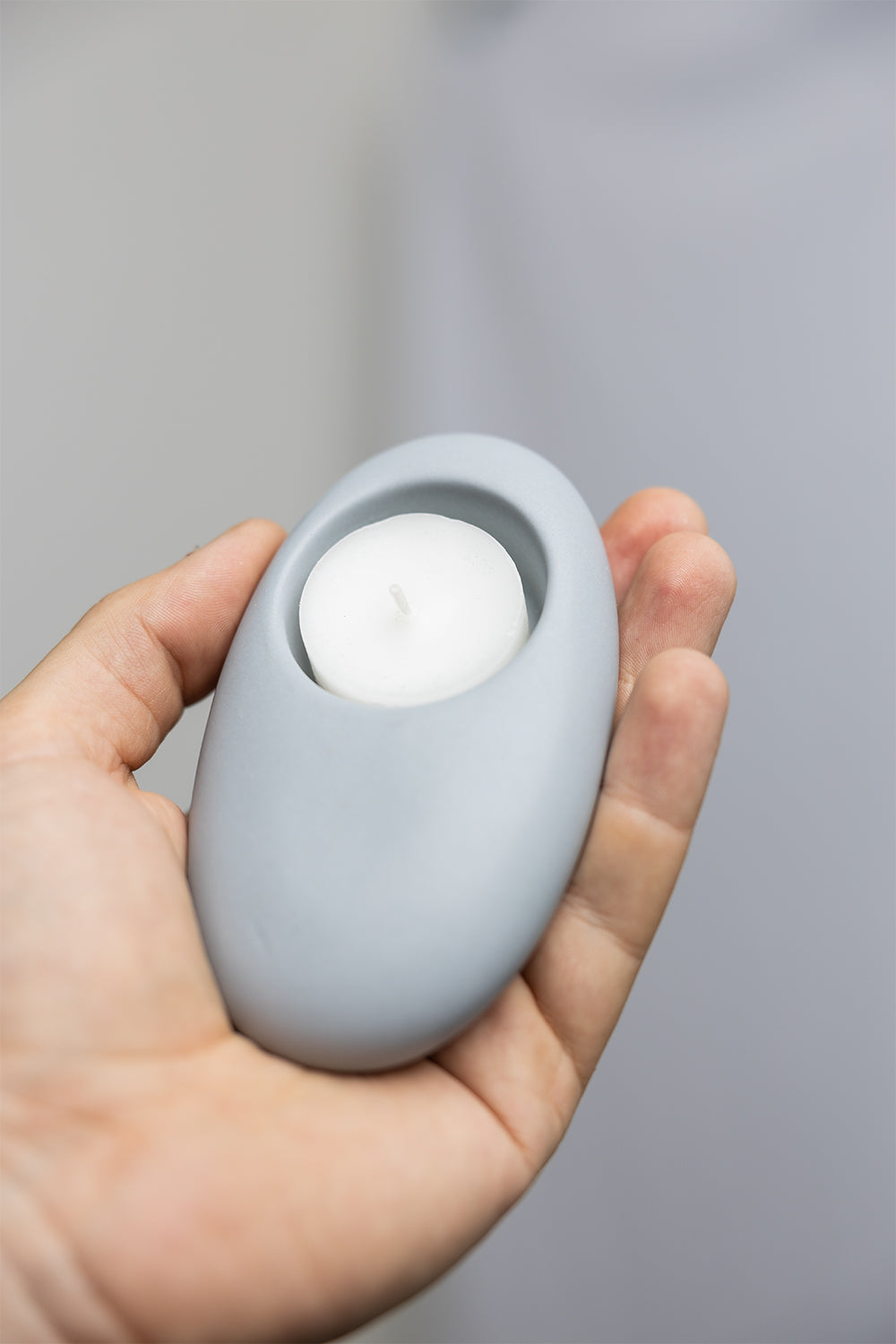 Candle Holder grey