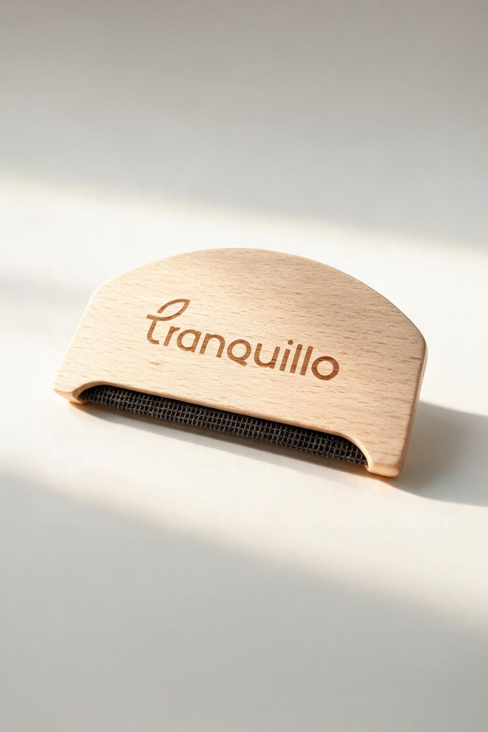wooden wool comb