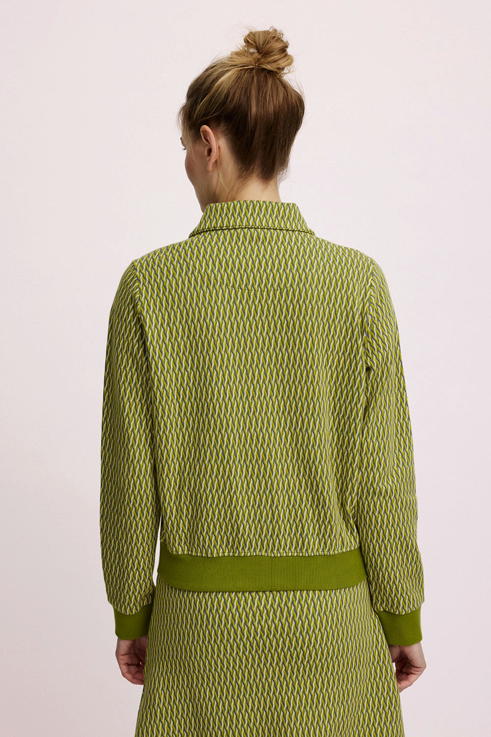 Gestrickte Jacke im Retro-Look
