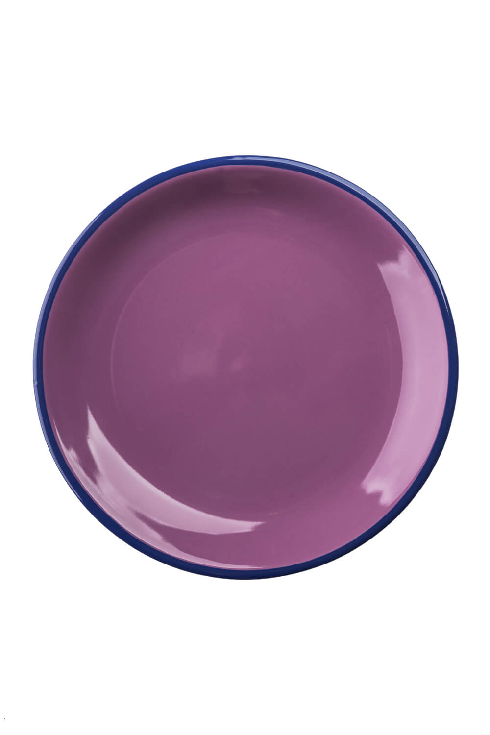 Teller COLOURI Violett, Detailansicht