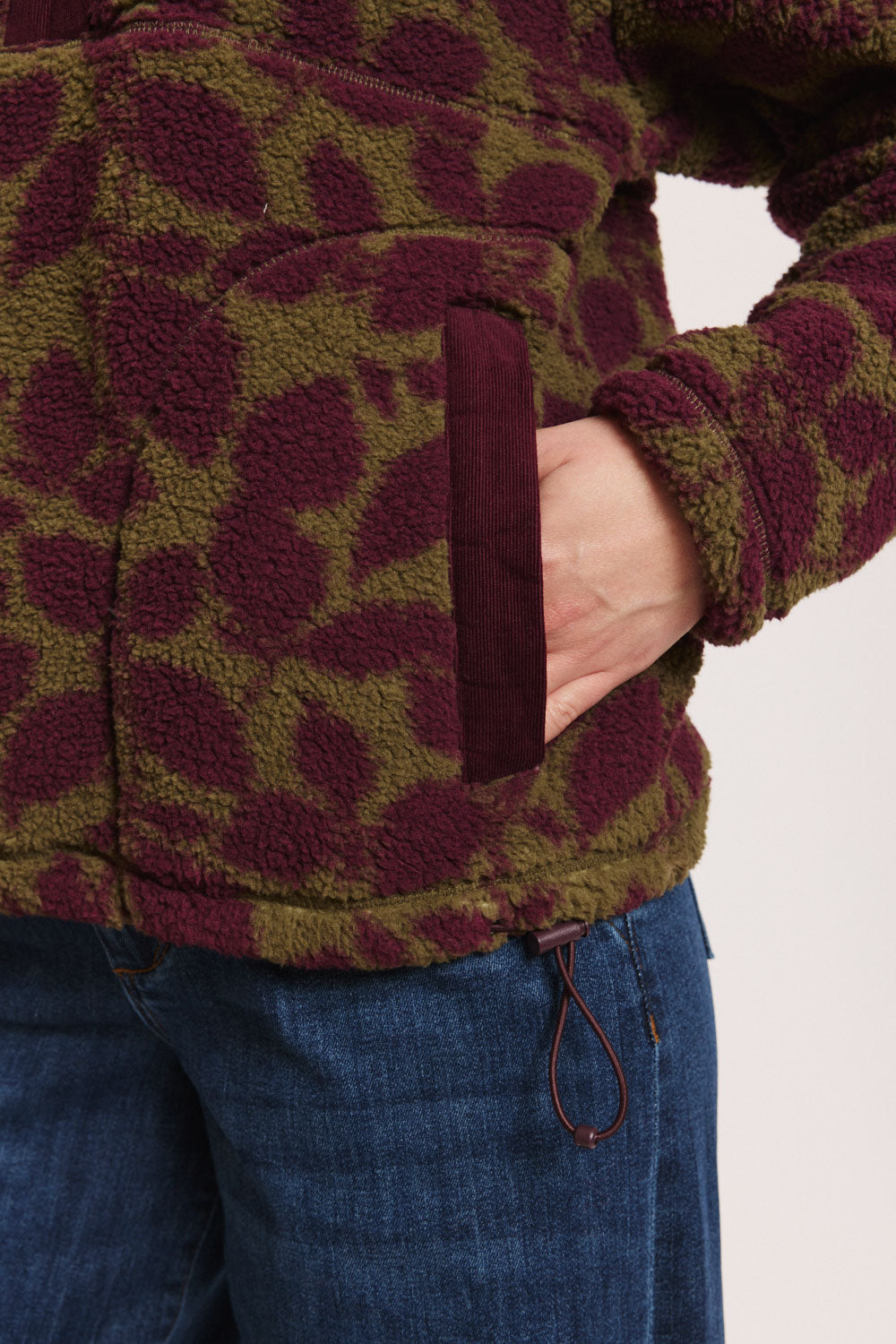 Image Fleece-Schlupfjacke Jorgaa mit recyceltem Polyester_3