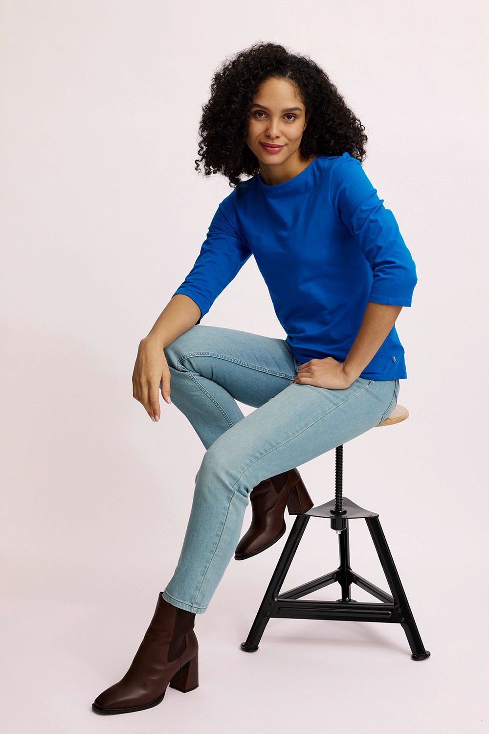 Lockeres Basis-Shirt