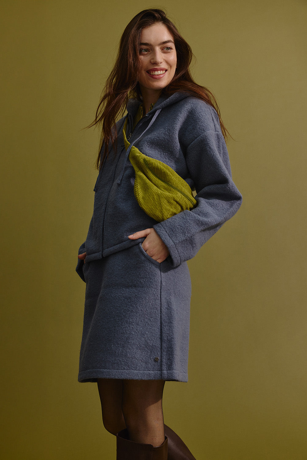 Corduroy belt bag