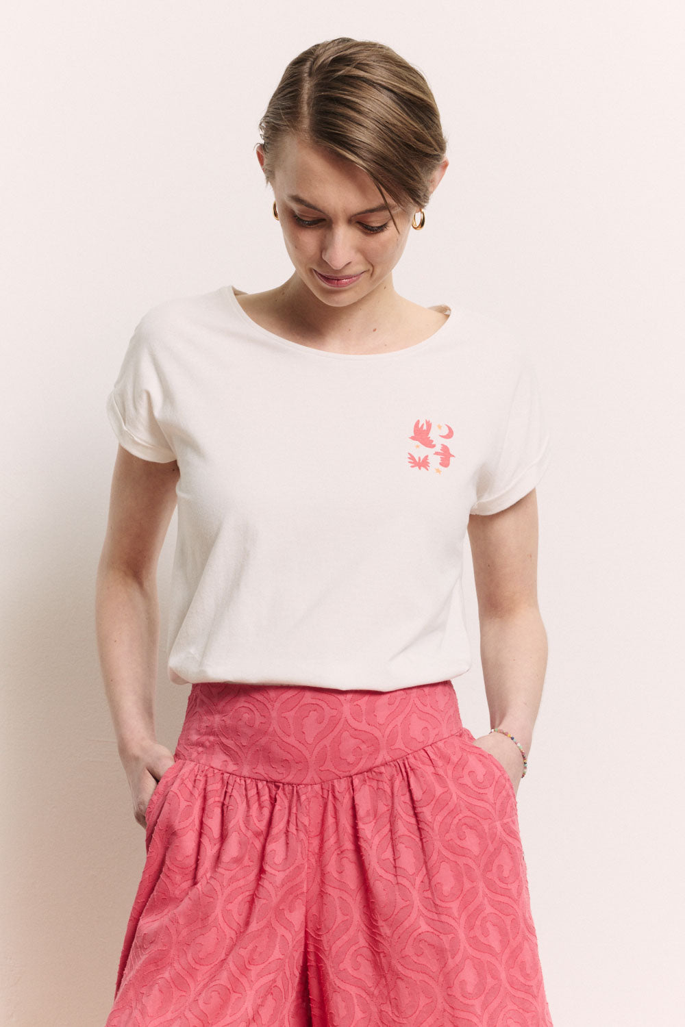 2er-Set Jerseyshirt Theaa aus Bio-Baumwolle