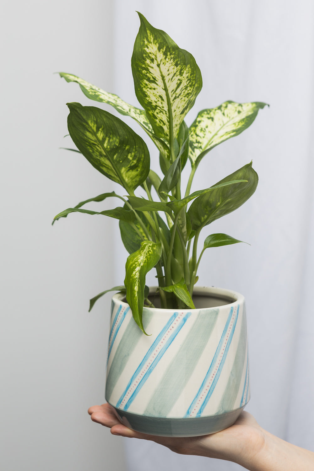 Flower pot BLUE AQUARELL