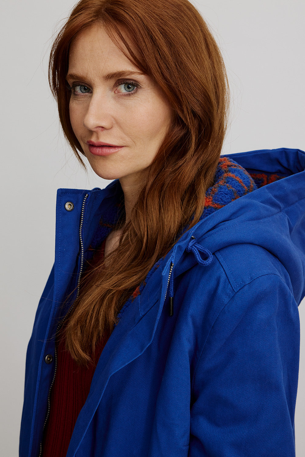 Lined parka made of organic cotton