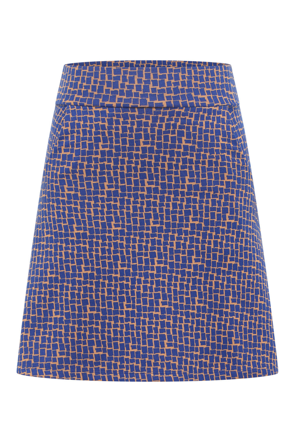 Knitted skirt with a retro look
