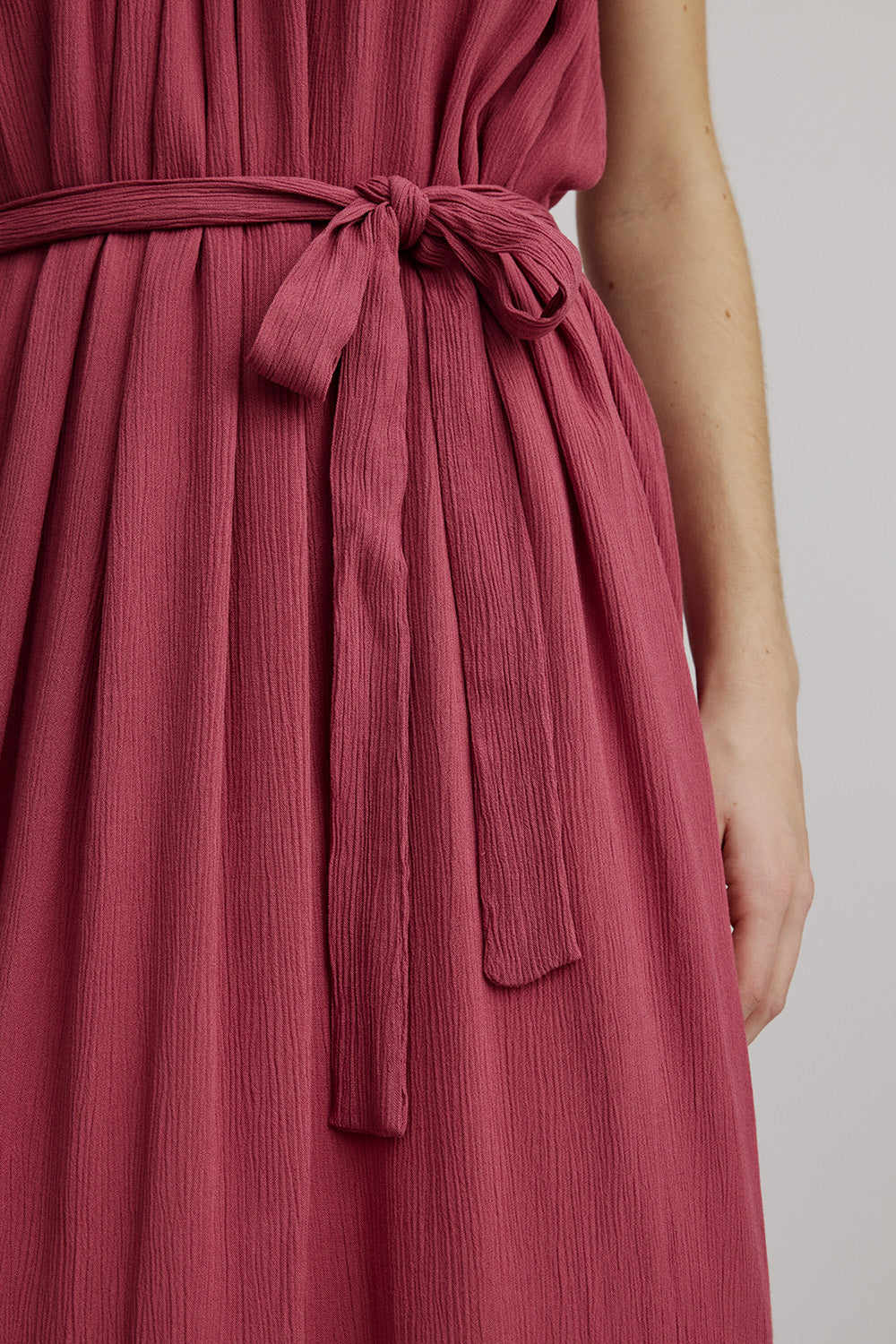 Spaghetti- Krinkel- Kleid