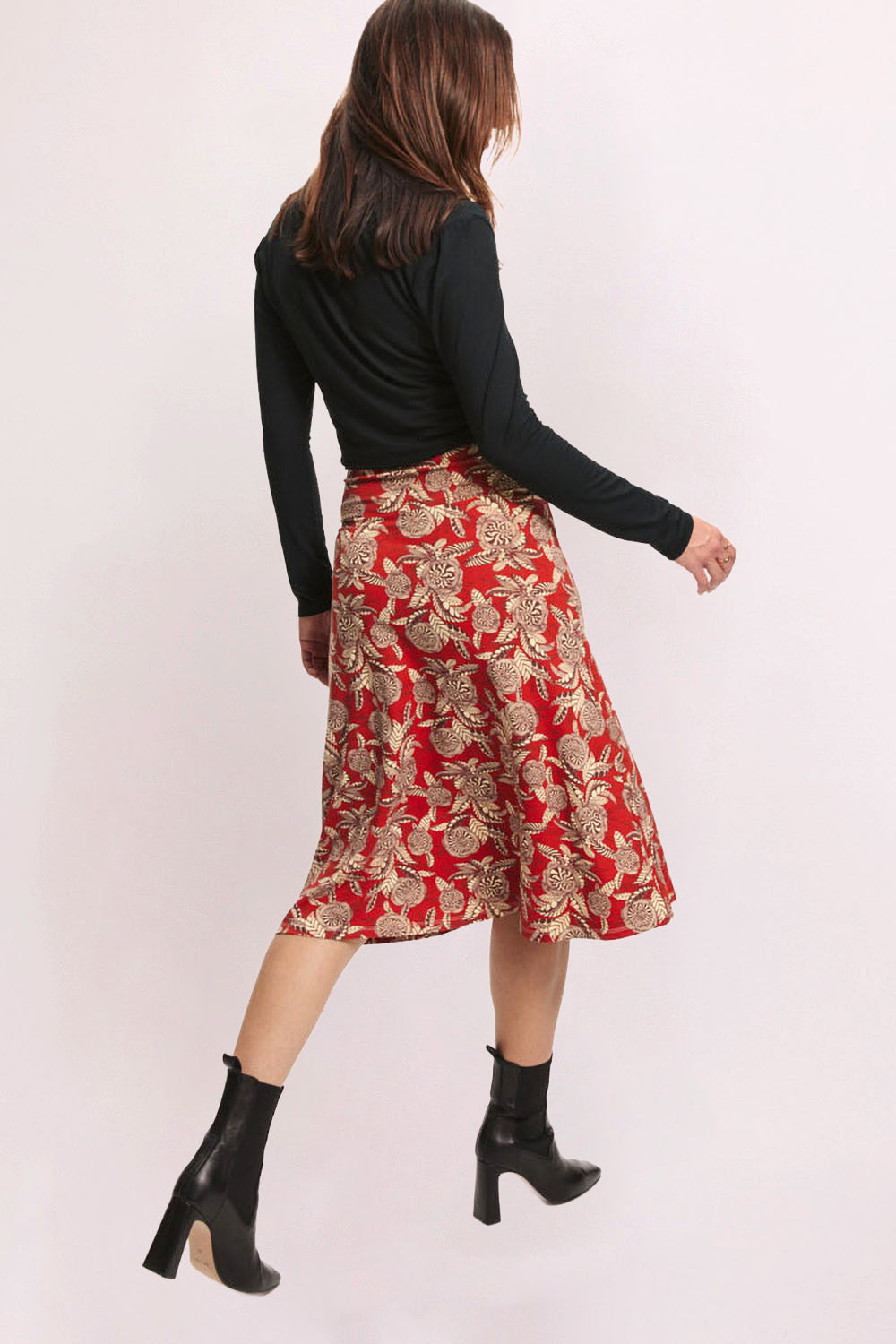 Midi skirt in EcoVero™ viscose