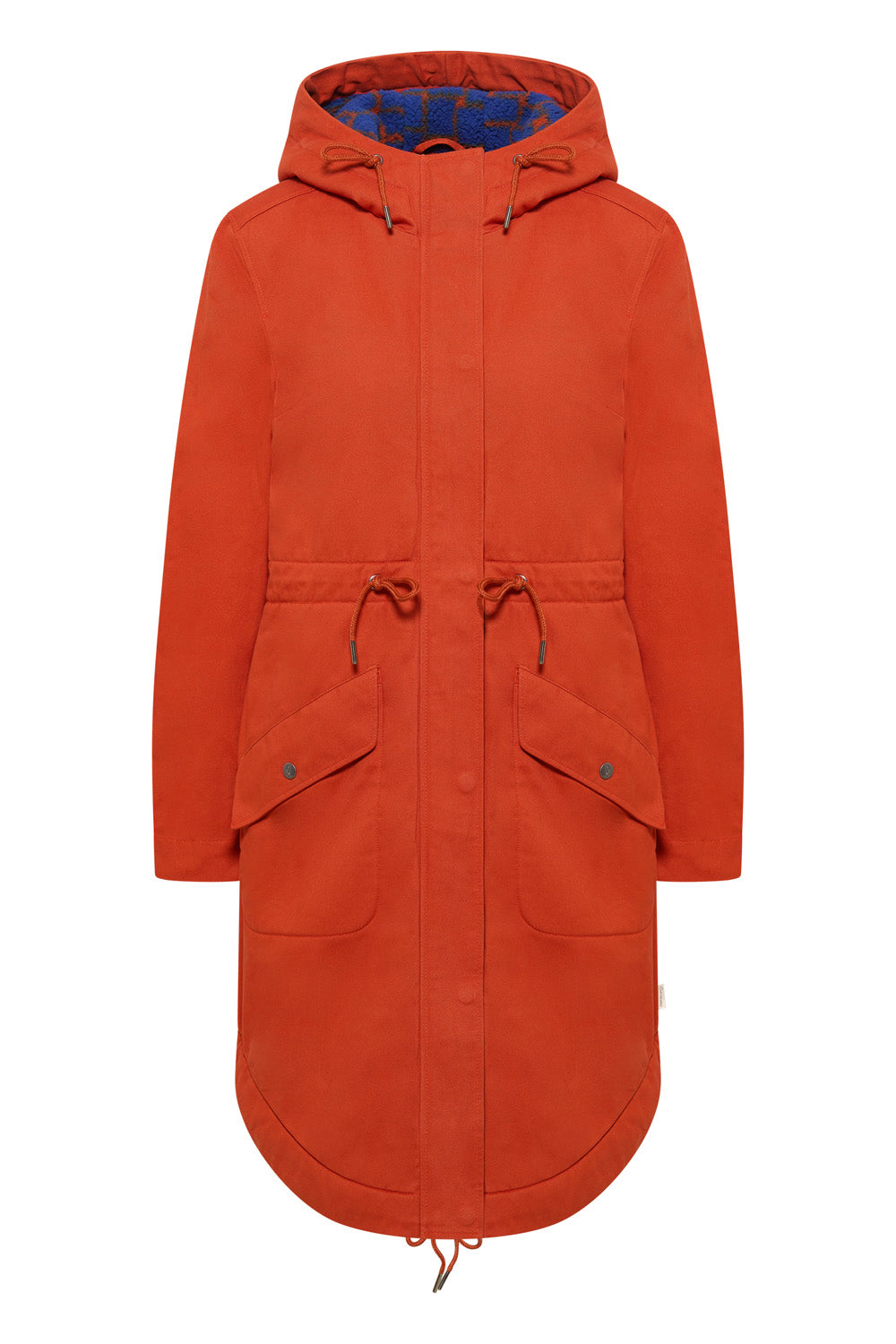 Lined parka made of organic cotton