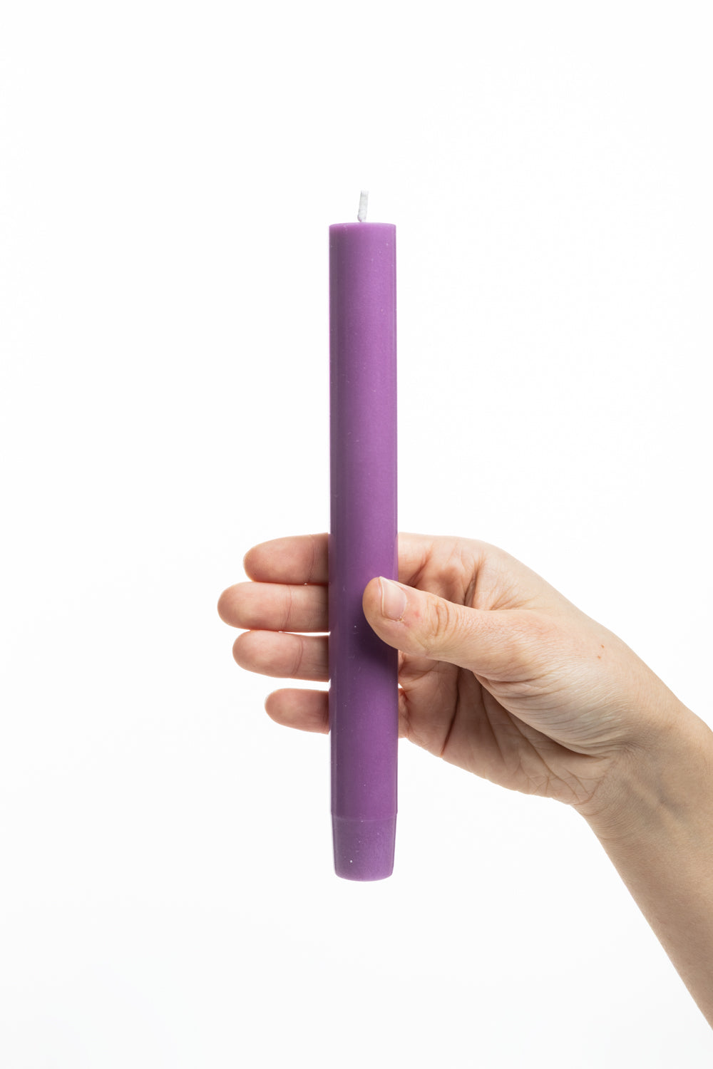 Taper Candles GLUMI violet Set of 4