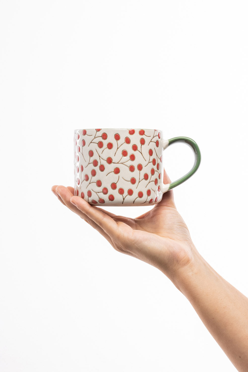 Tasse VINTAGE GARDEN red