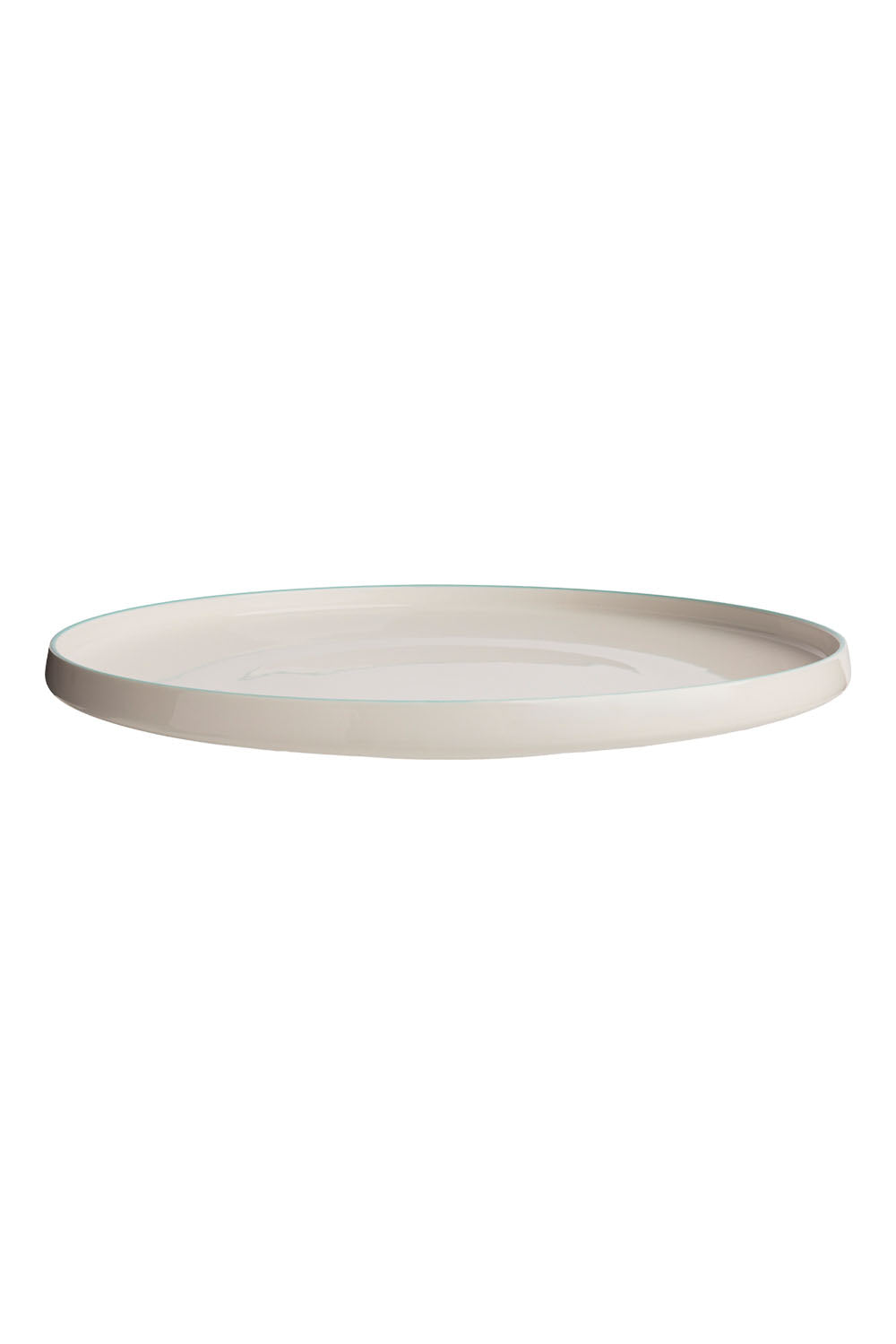 Plate TINTED GRACE aqua
