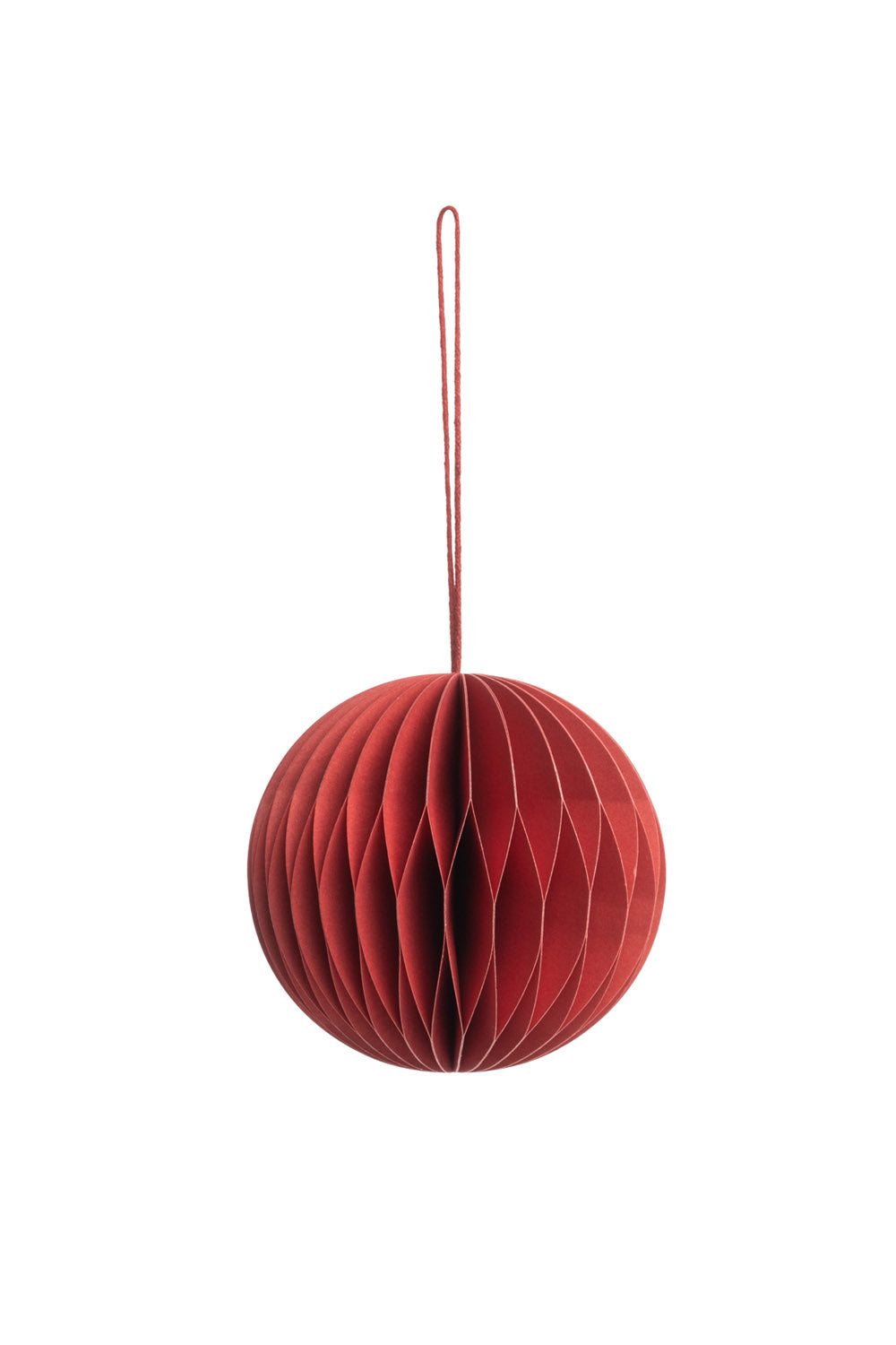 Paper pendant RED BALL