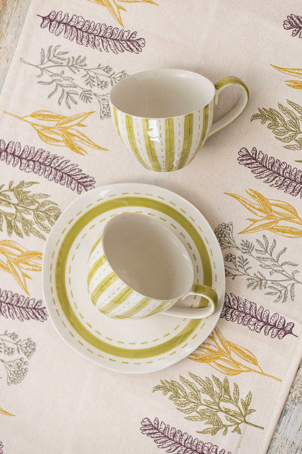 Plate GREEN AQUARELL