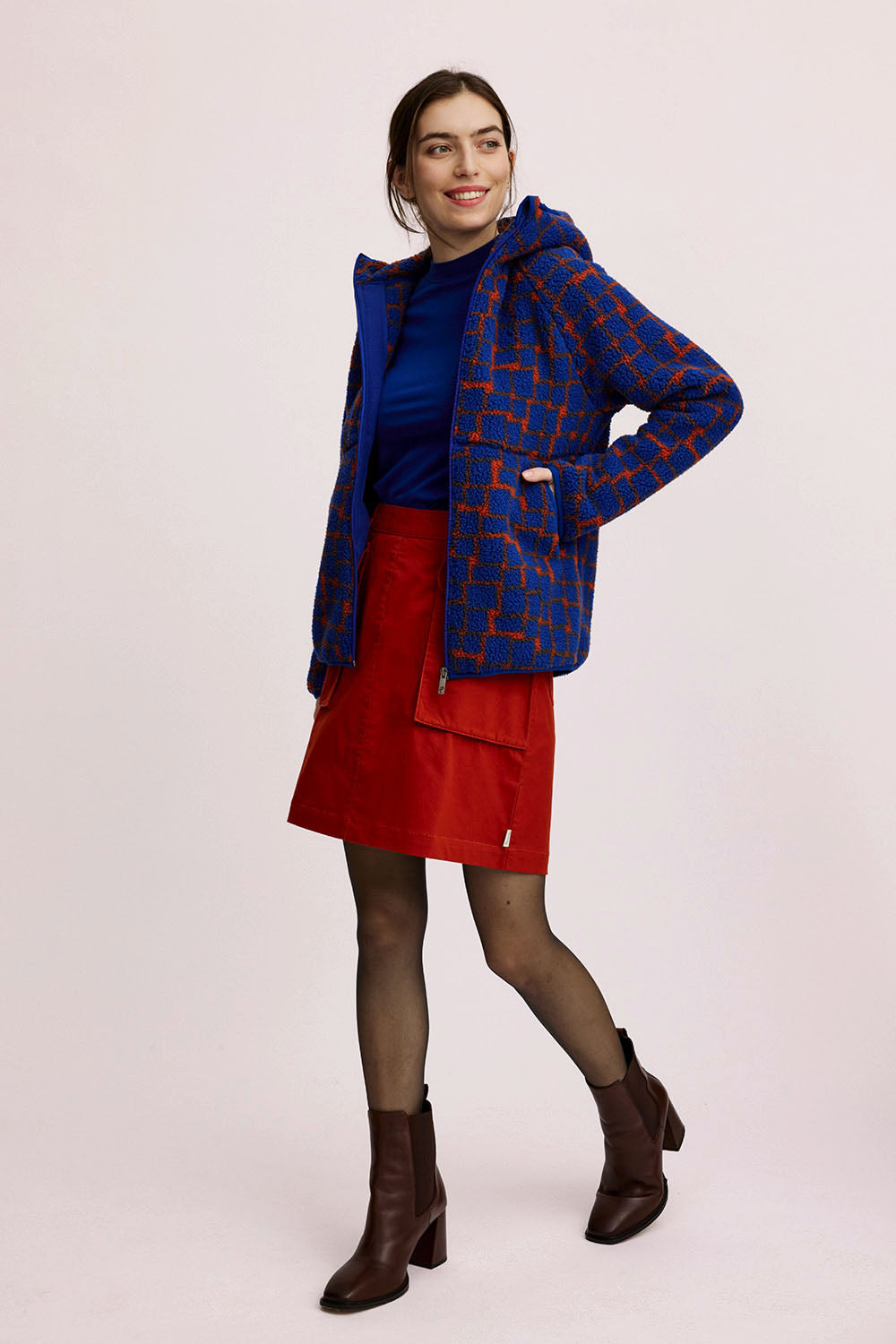Cosy fleece jacket