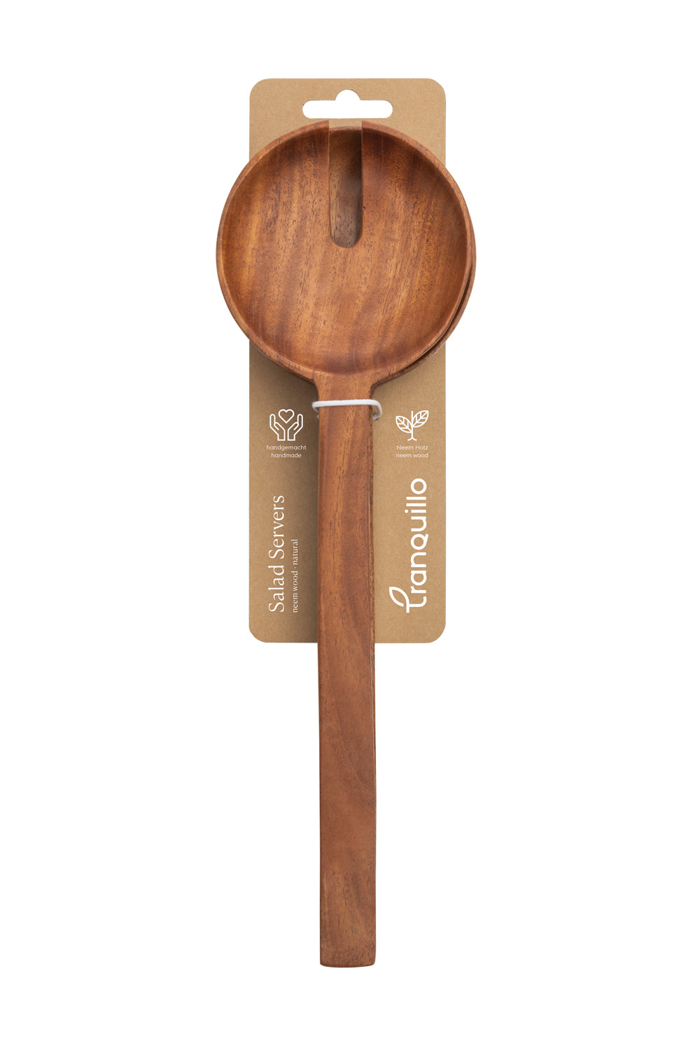 Salad servers NATURAL NEEM