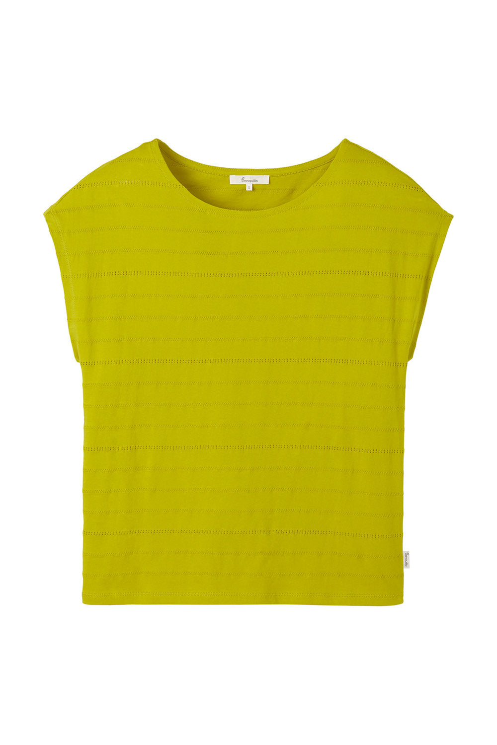 Loose shirt made of ajour jersey