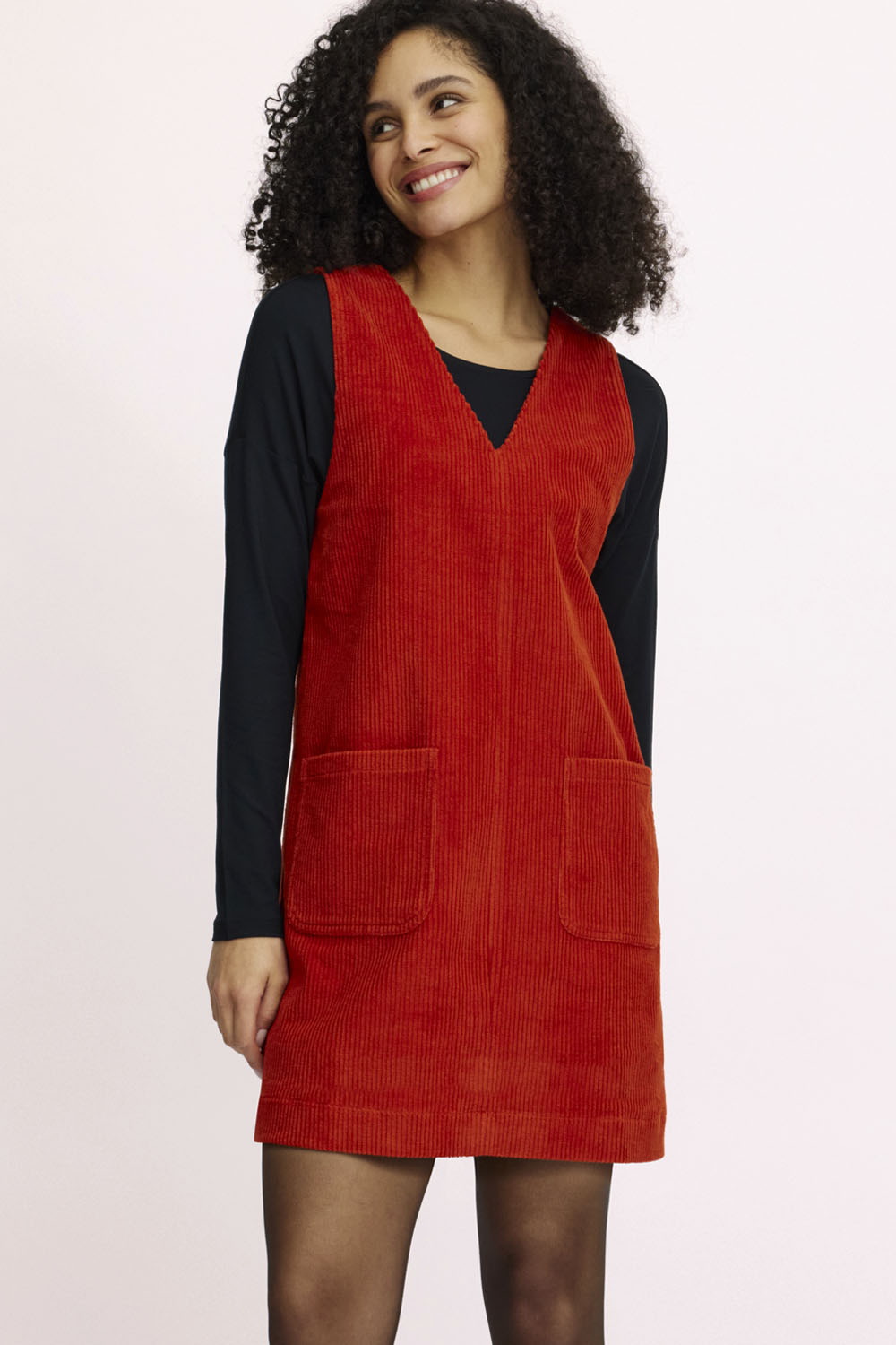 Corduroy dress made from organic cotton