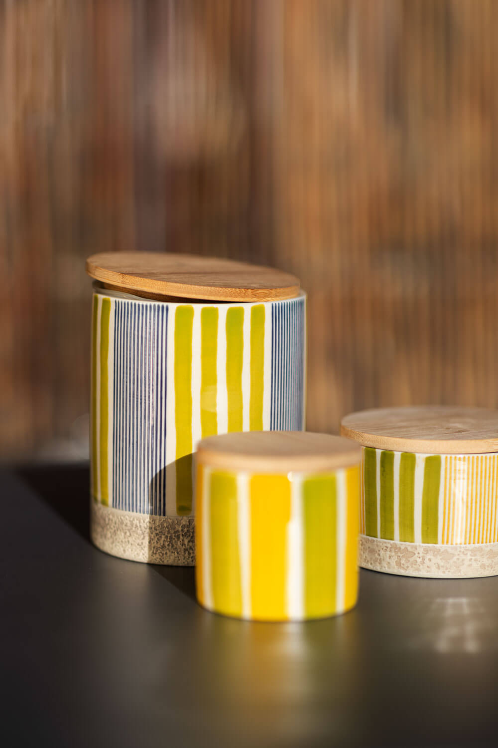 Storage tin STRIPES 7,8 cm