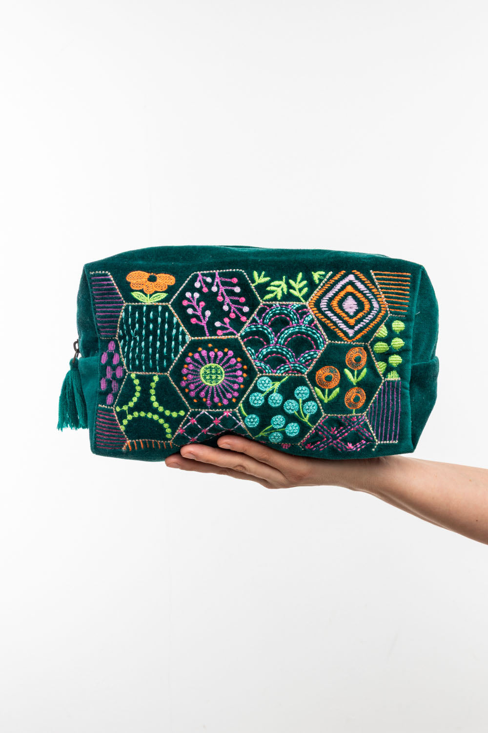 Kosmetiktasche VELVET BLOOM ART