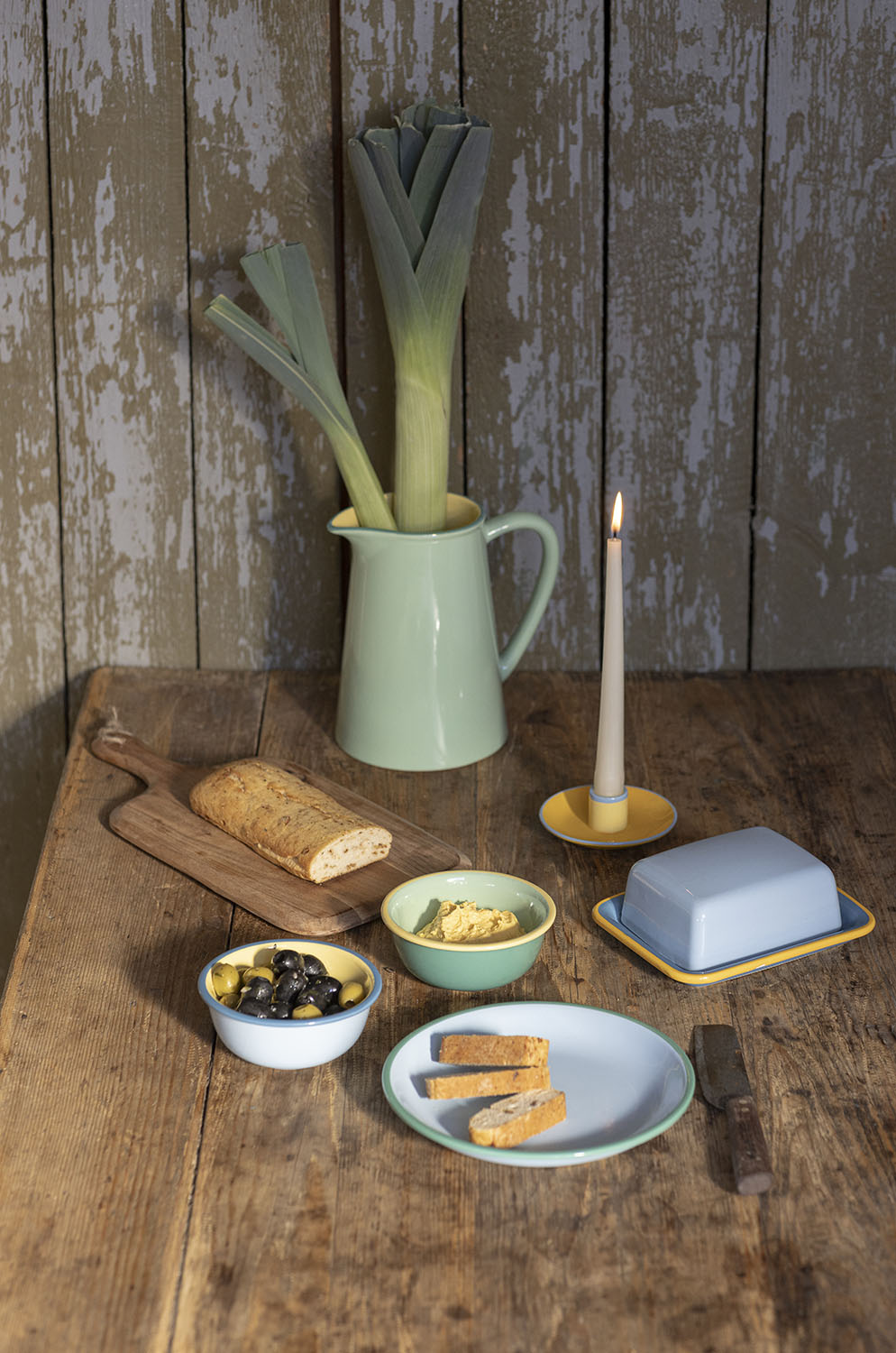Butter dish BLUE CANDY