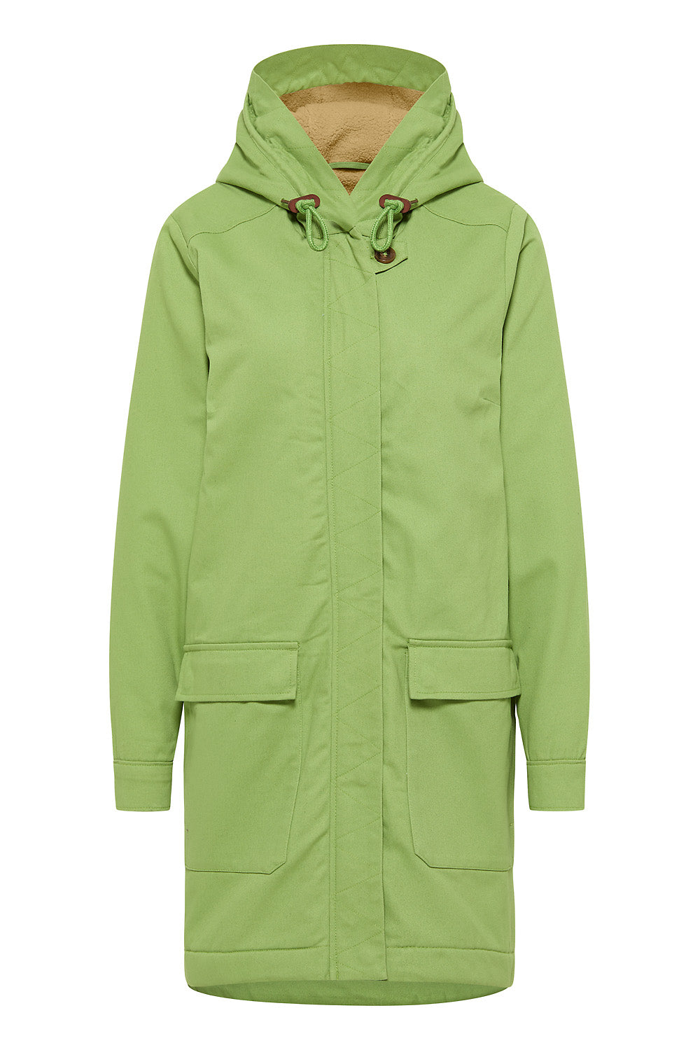 Gefütterte Jacke aus Twill