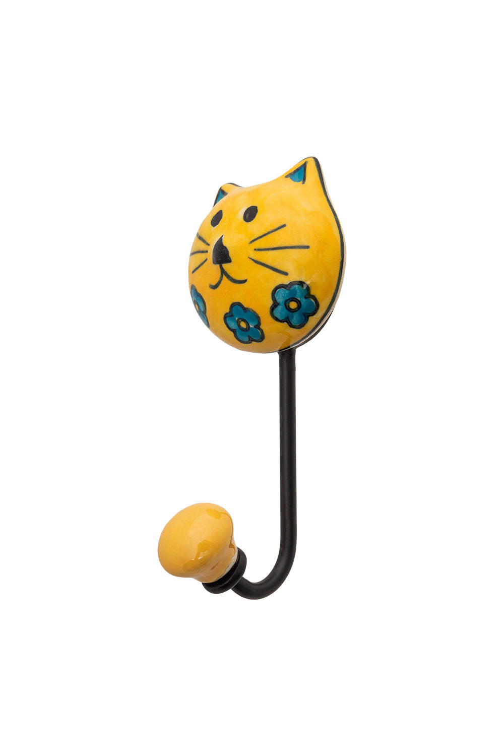 Wall hook YELLOW MEOW