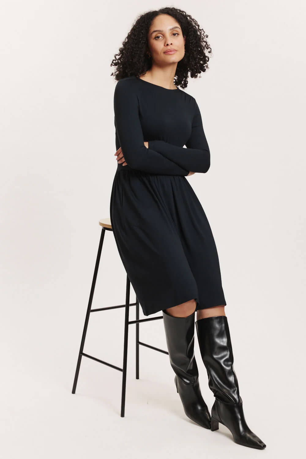 Jersey-Kleid Corinnee aus EcoVero™ Viskose