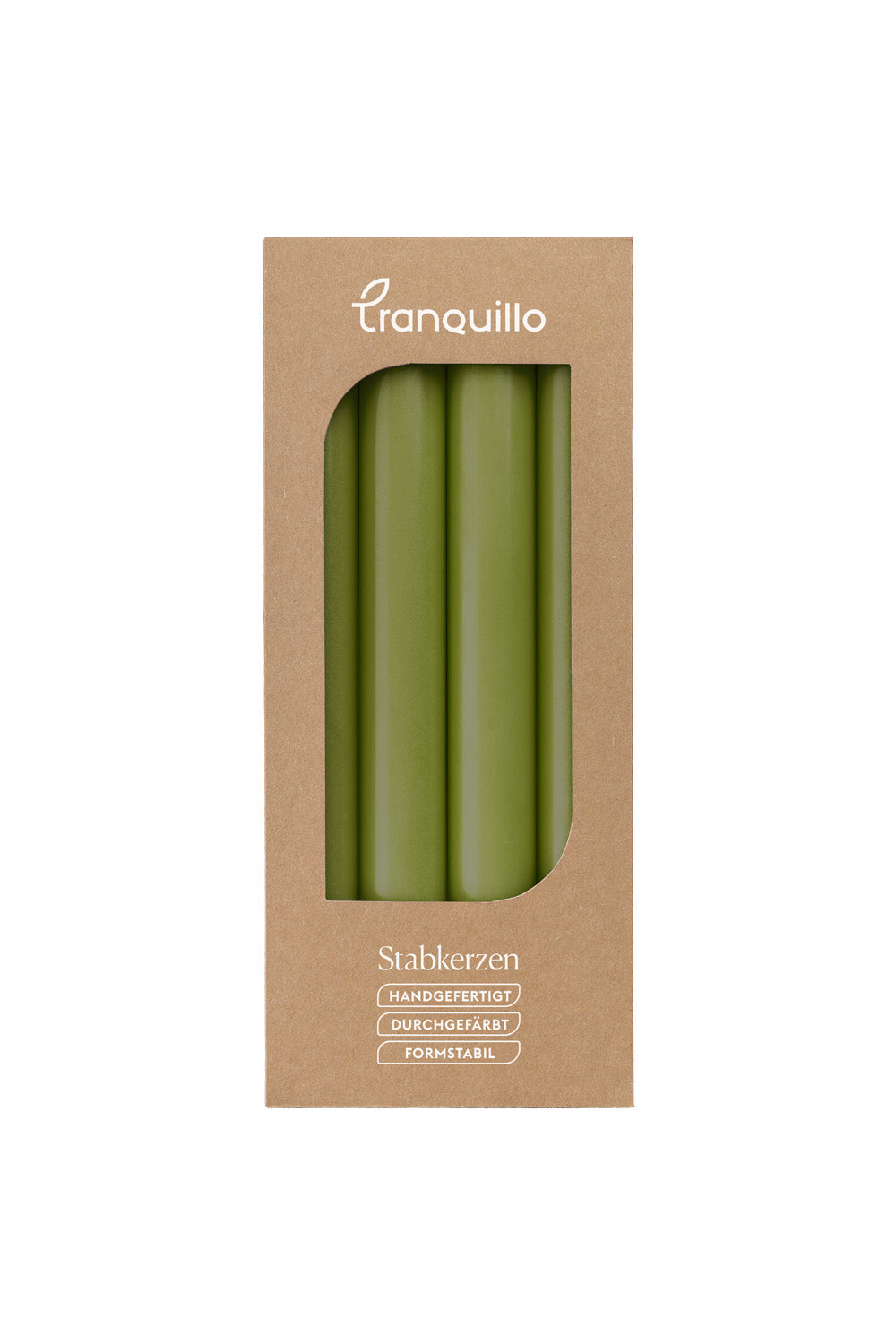 Taper Candles GLUMI grass Set of 4