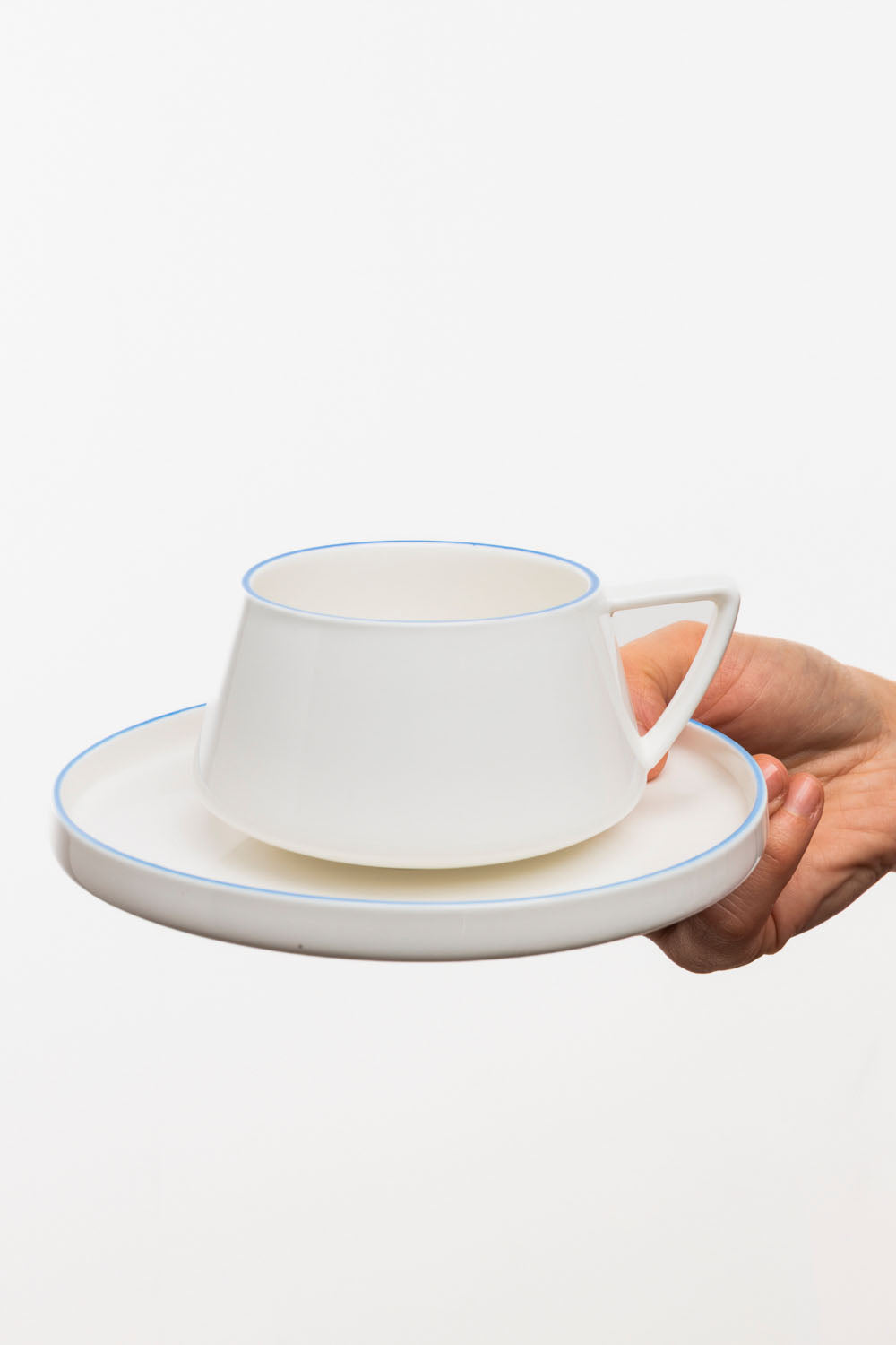 Cup and saucer TINTED GRACE sky