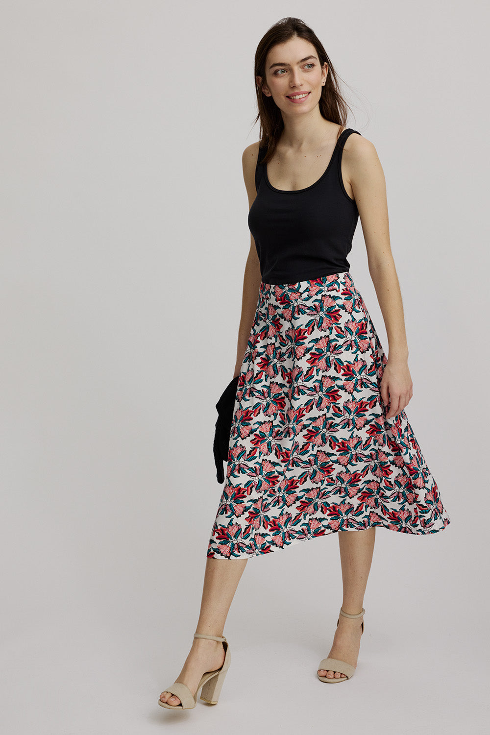 Long skirt made from EcoVero viscose™