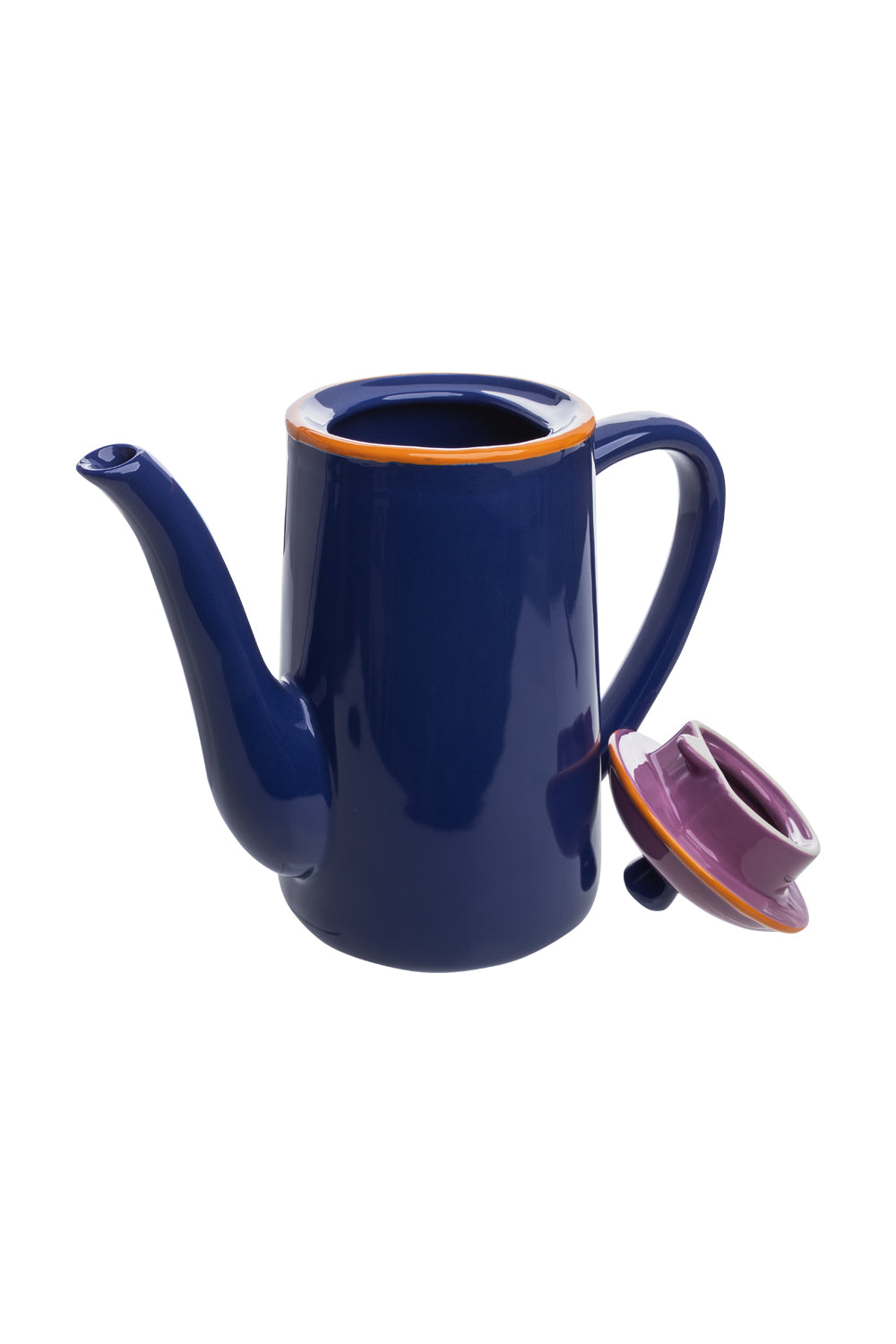 Teekanne COLOURI Blau, Detailansicht
