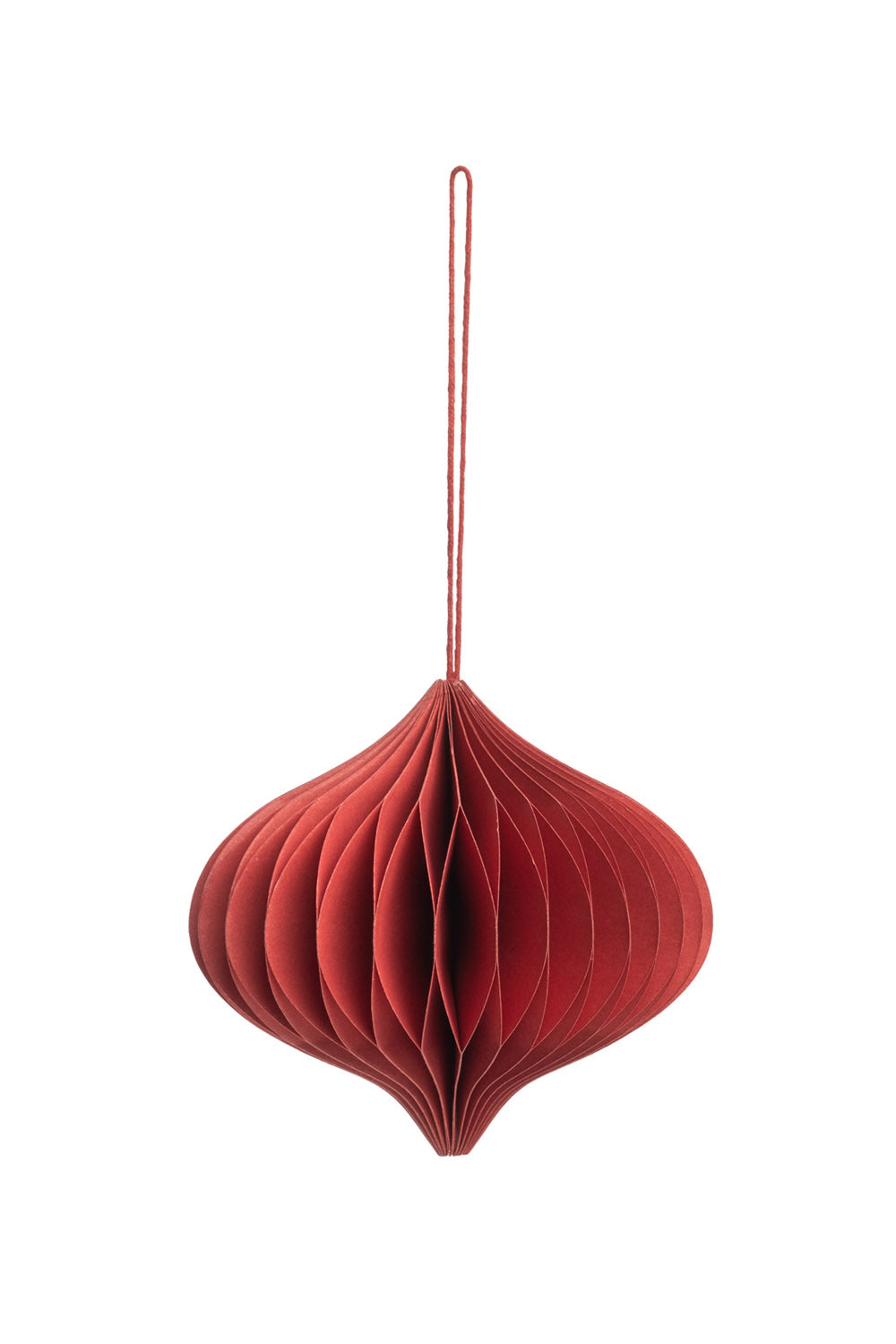 Paper pendant RED DROP