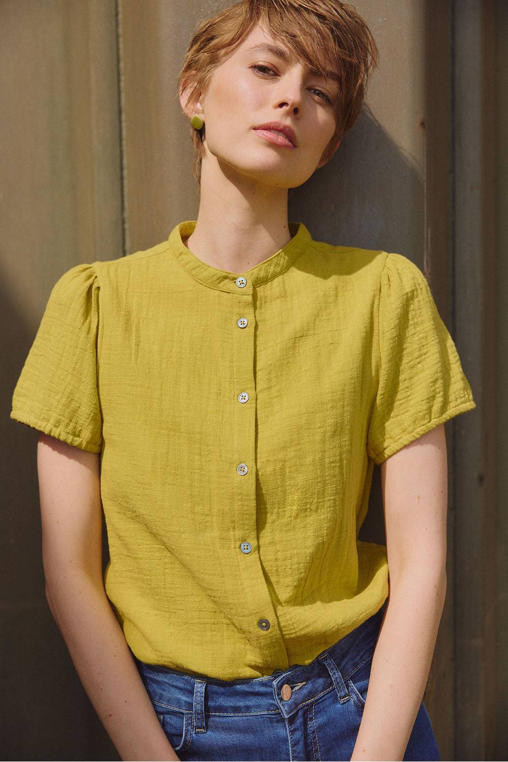 Bluse Elenaa aus Bio-Baumwolle