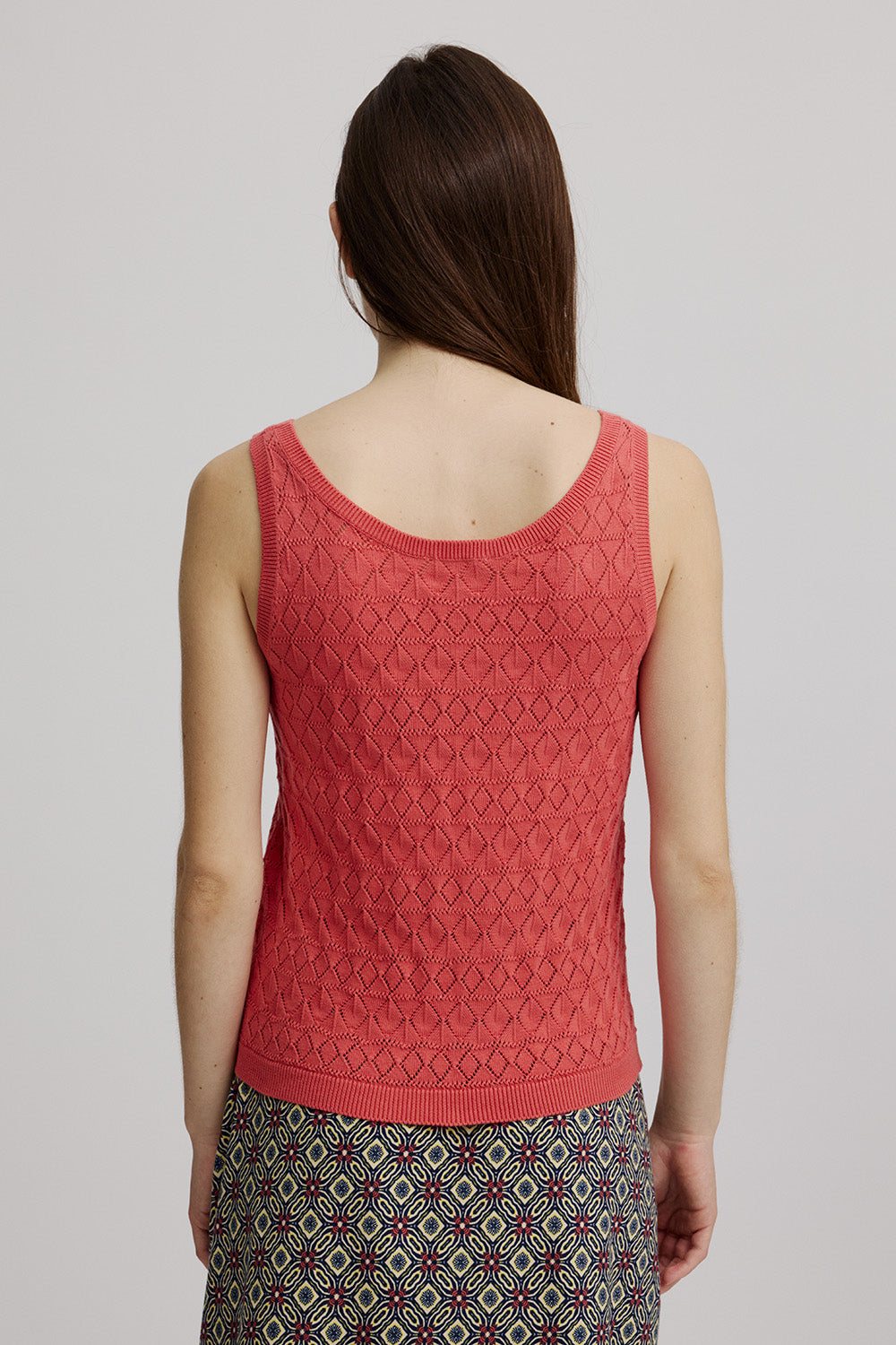 Ajour knitted top
