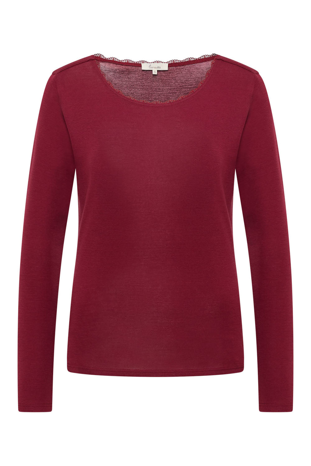 Longsleeve Noemiee aus Wolle-Baumwolle-Jersey