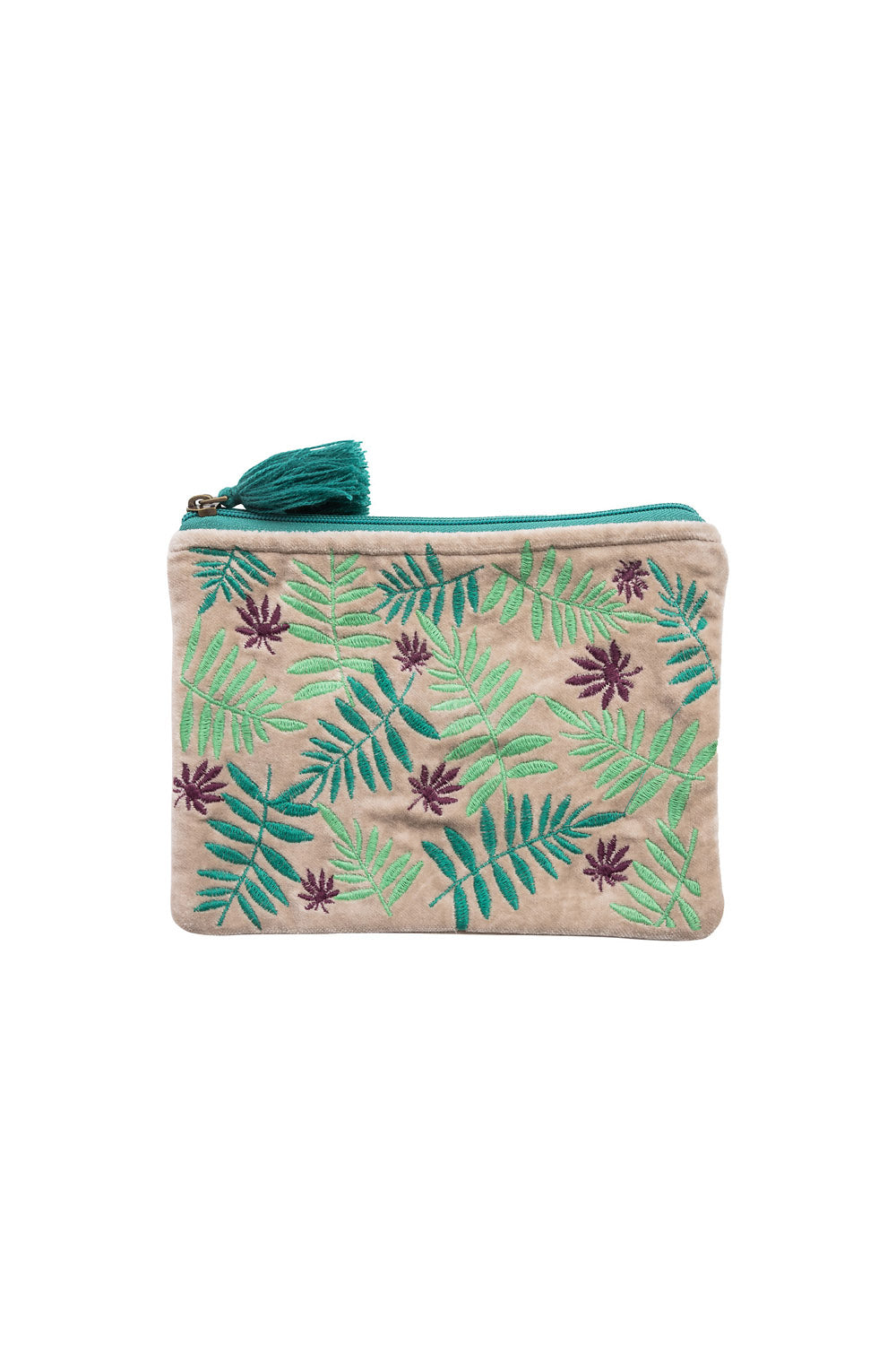 Velvet bag Leaves