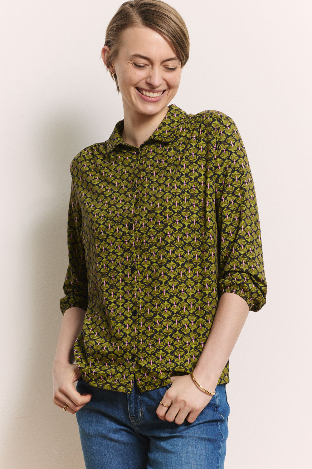 Jerseybluse Kaaty aus EcoVero™ Viskose