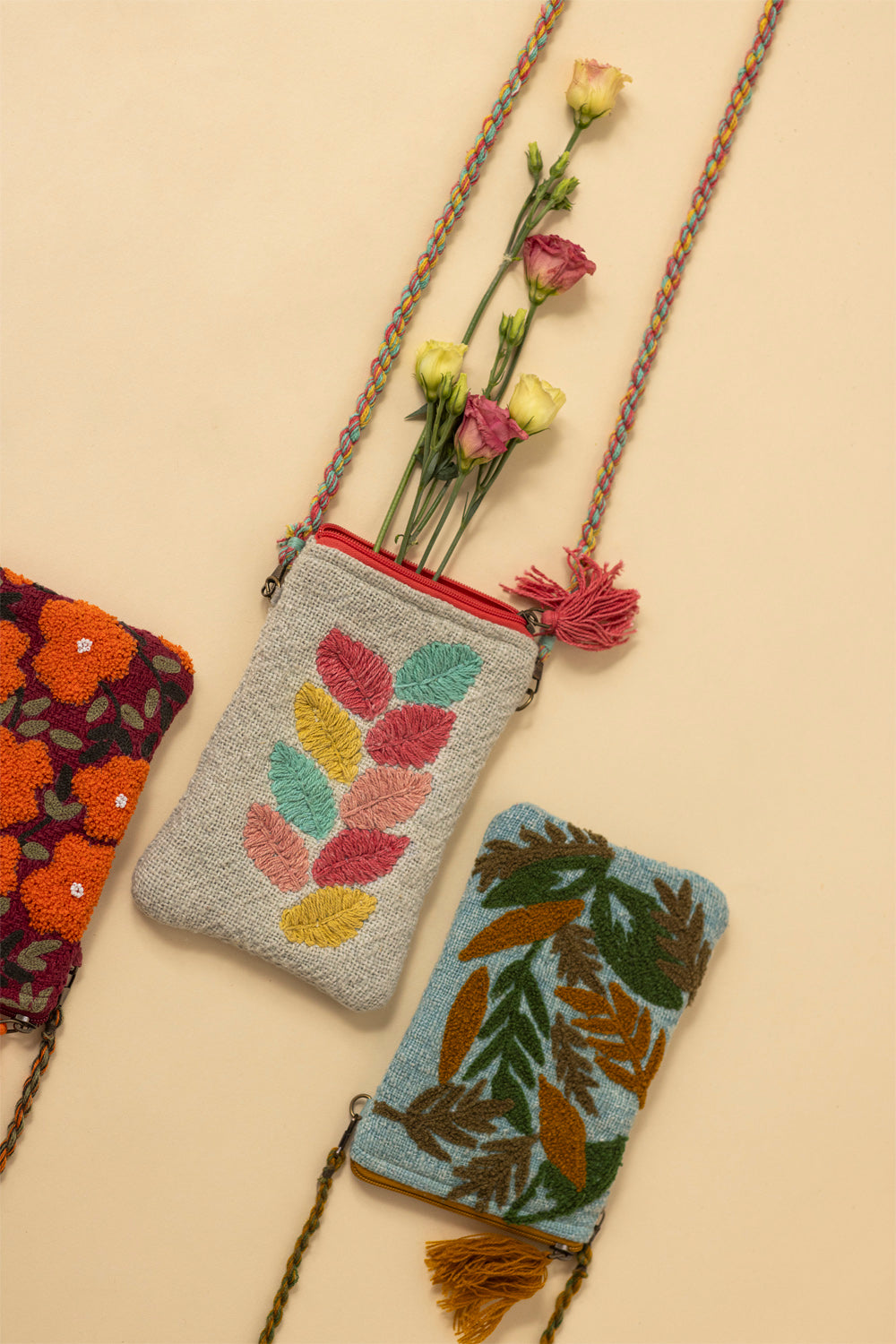 Shoulder bag Leaves