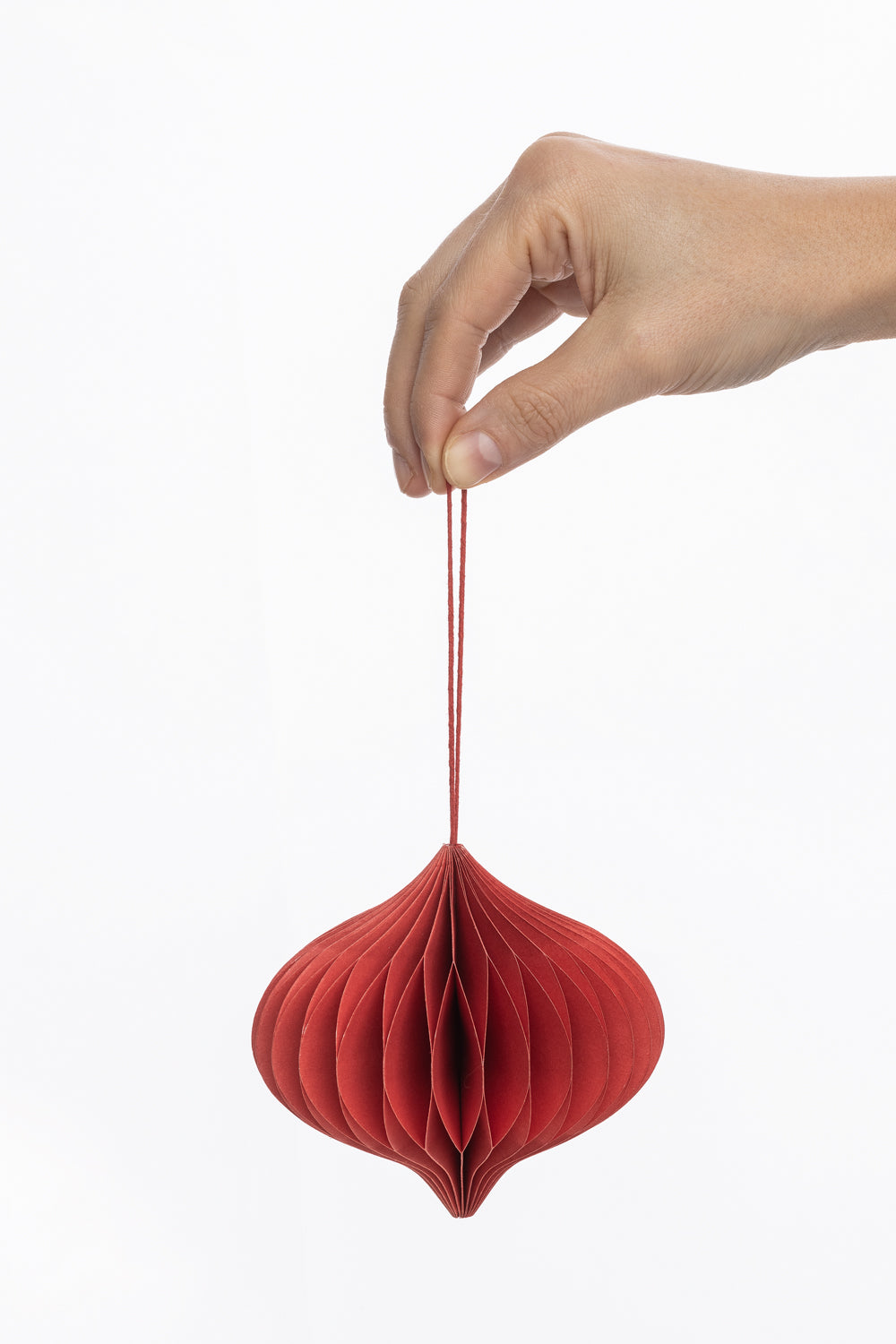 Paper pendant RED DROP