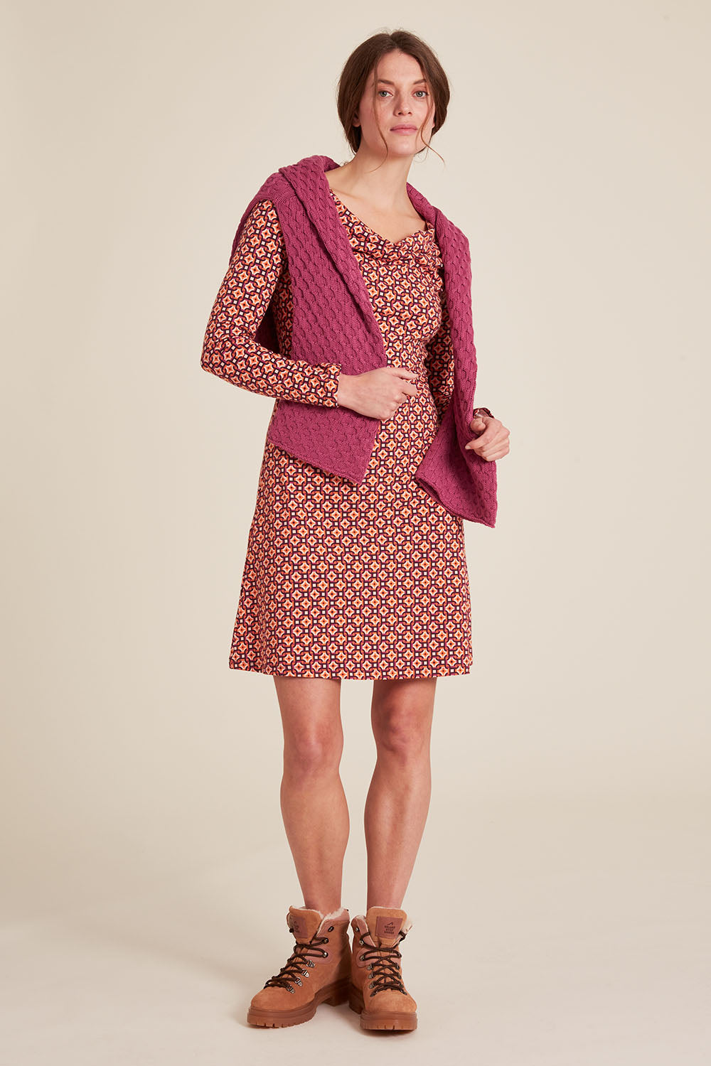 Short jersey dress