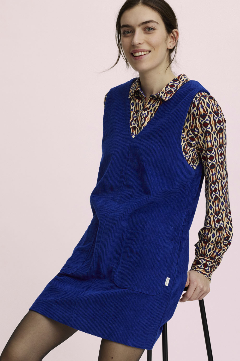 Corduroy dress made from organic cotton