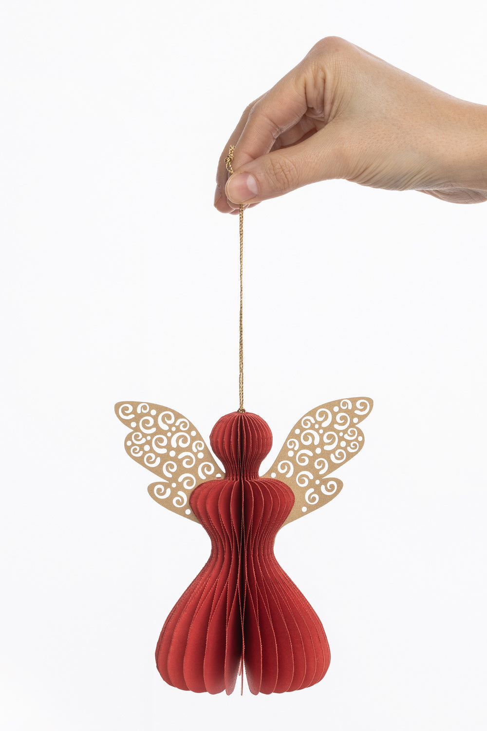 Paper pendant RED ANGEL
