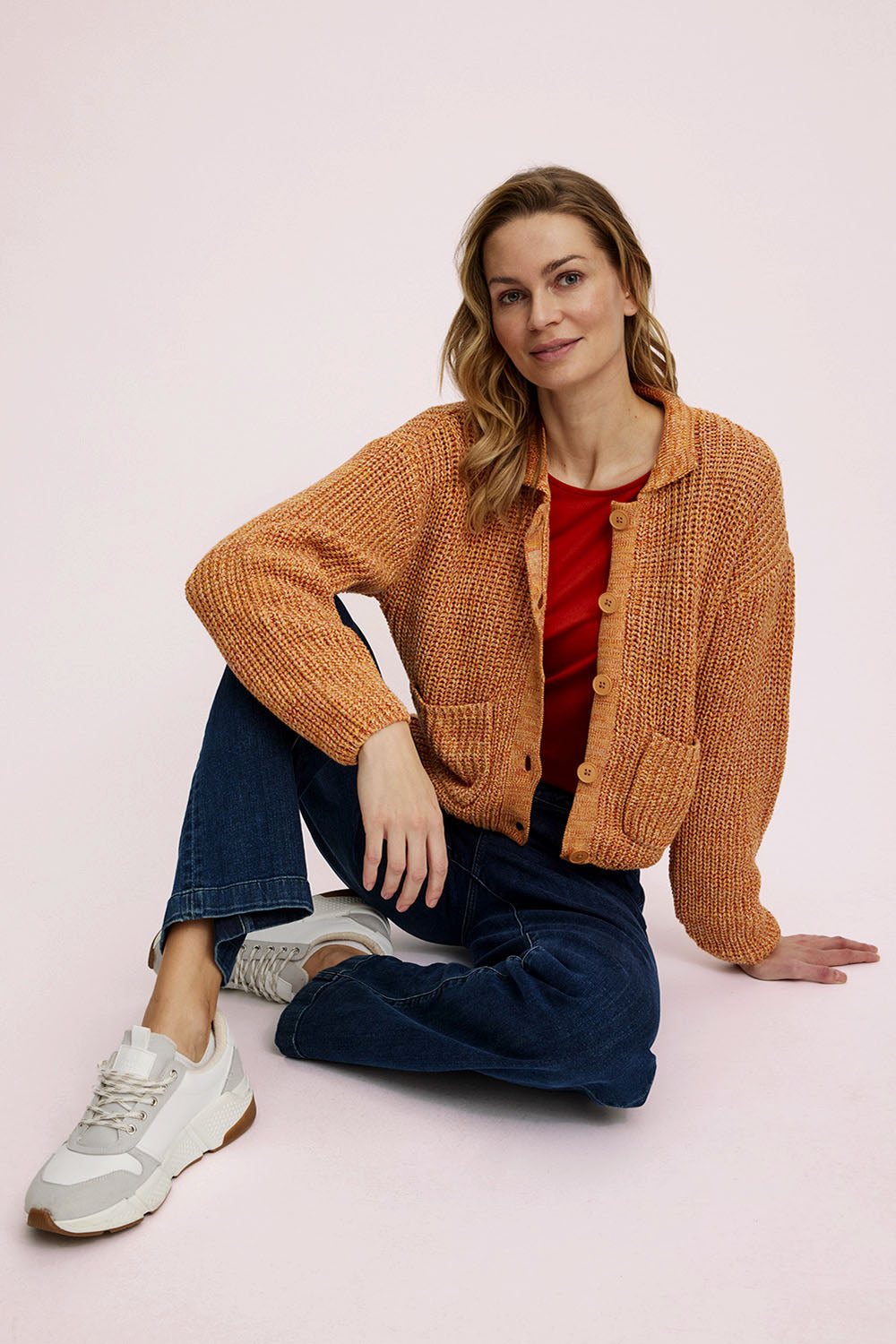 Strickjacke im Retro-Look