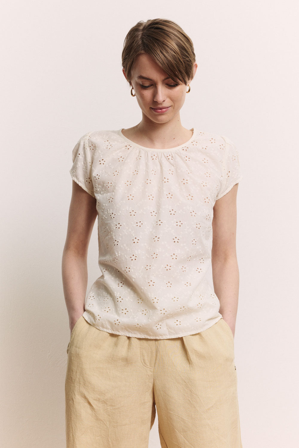 Bluse Elinaa aus Bio-Baumwolle (GOTS)