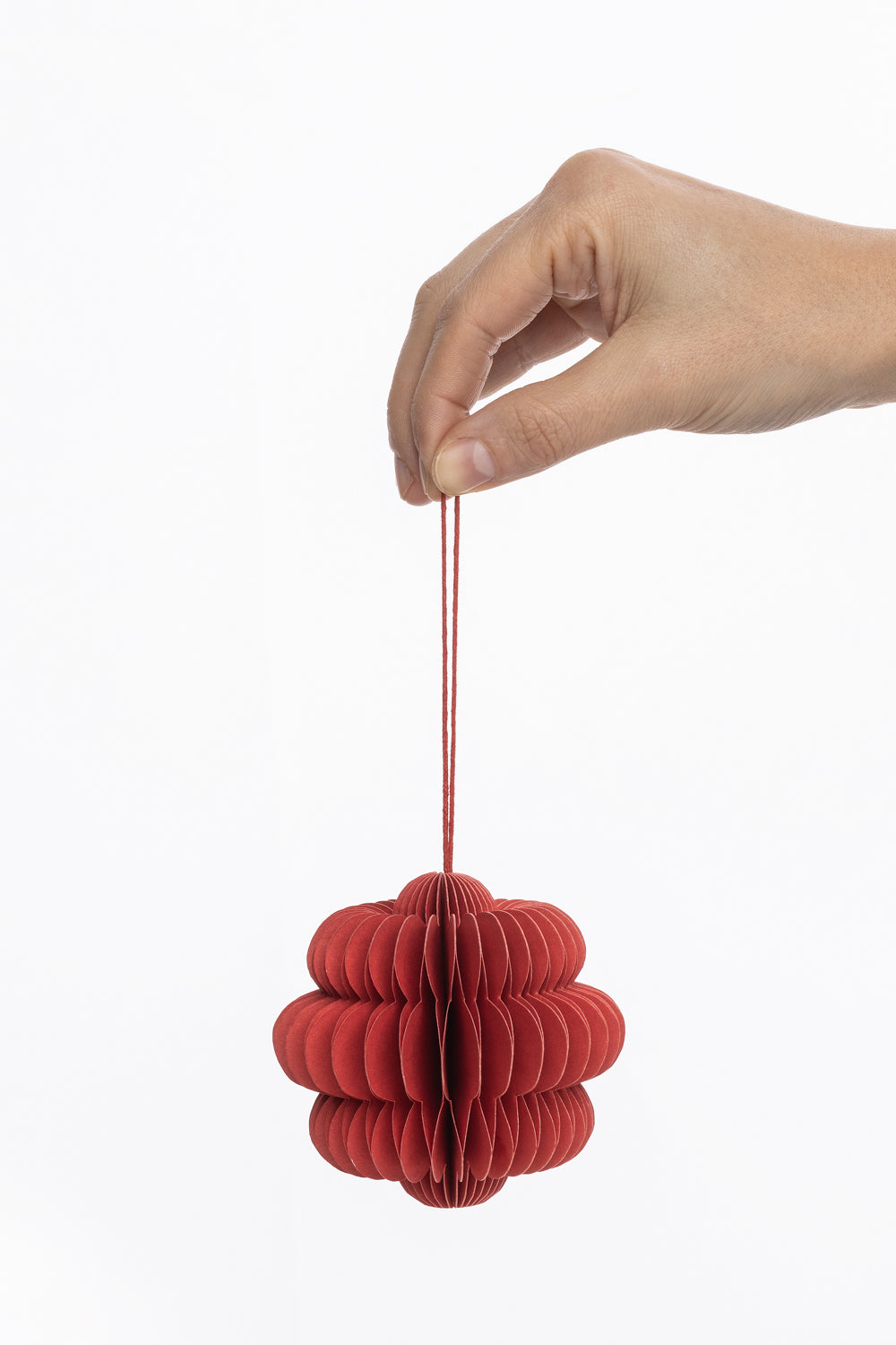 Paper pendant RED BUMP